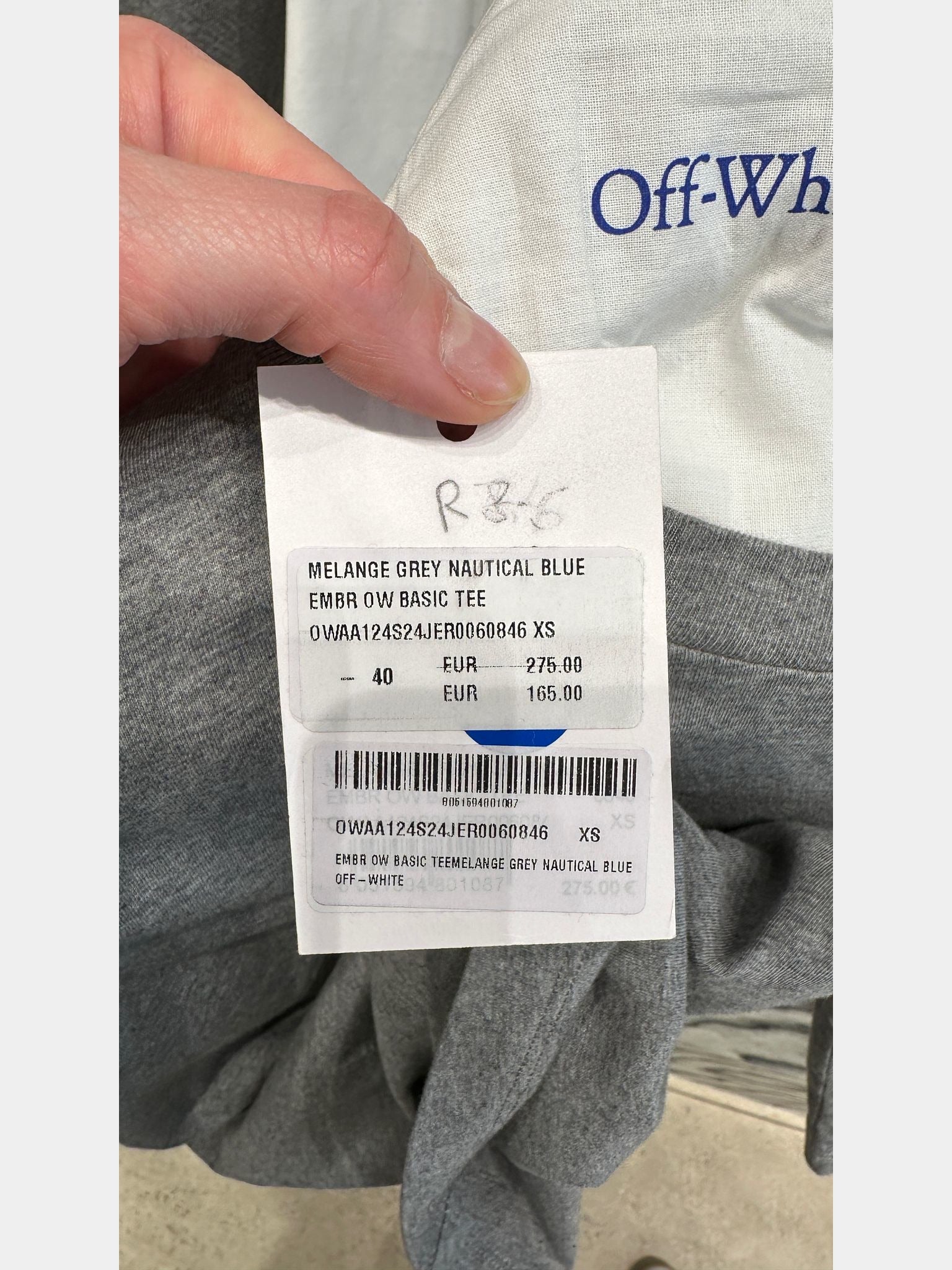 Off - White EMBR OW Basic TeeOff - White
