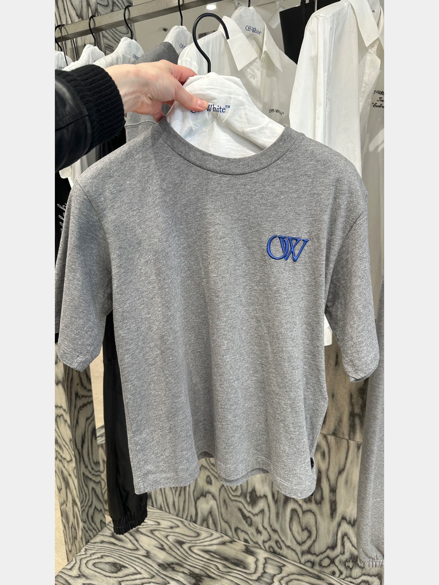 Off - White EMBR OW Basic TeeOff - White