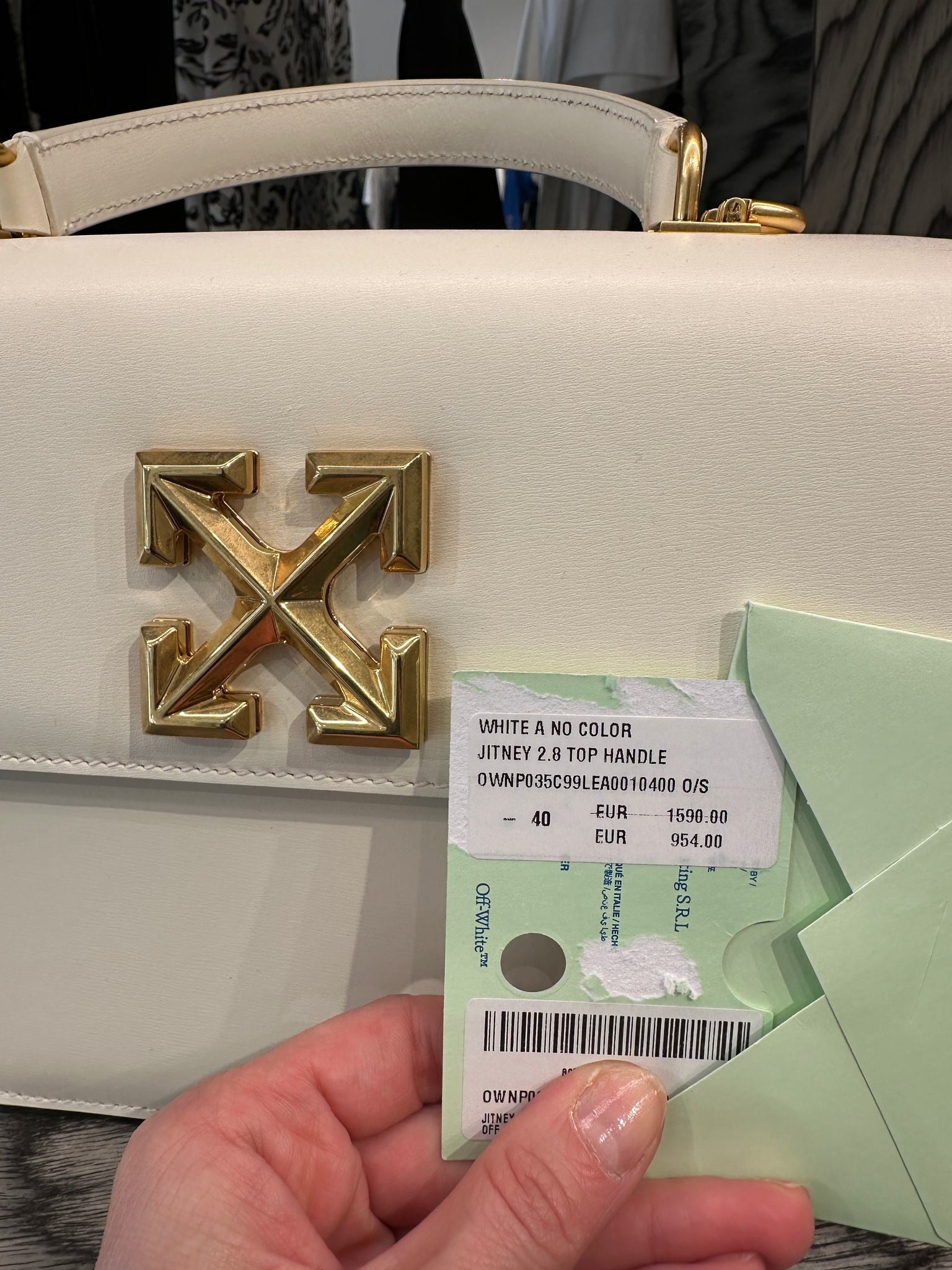 Off - White Jitney 2.8 Top HandleOff - White