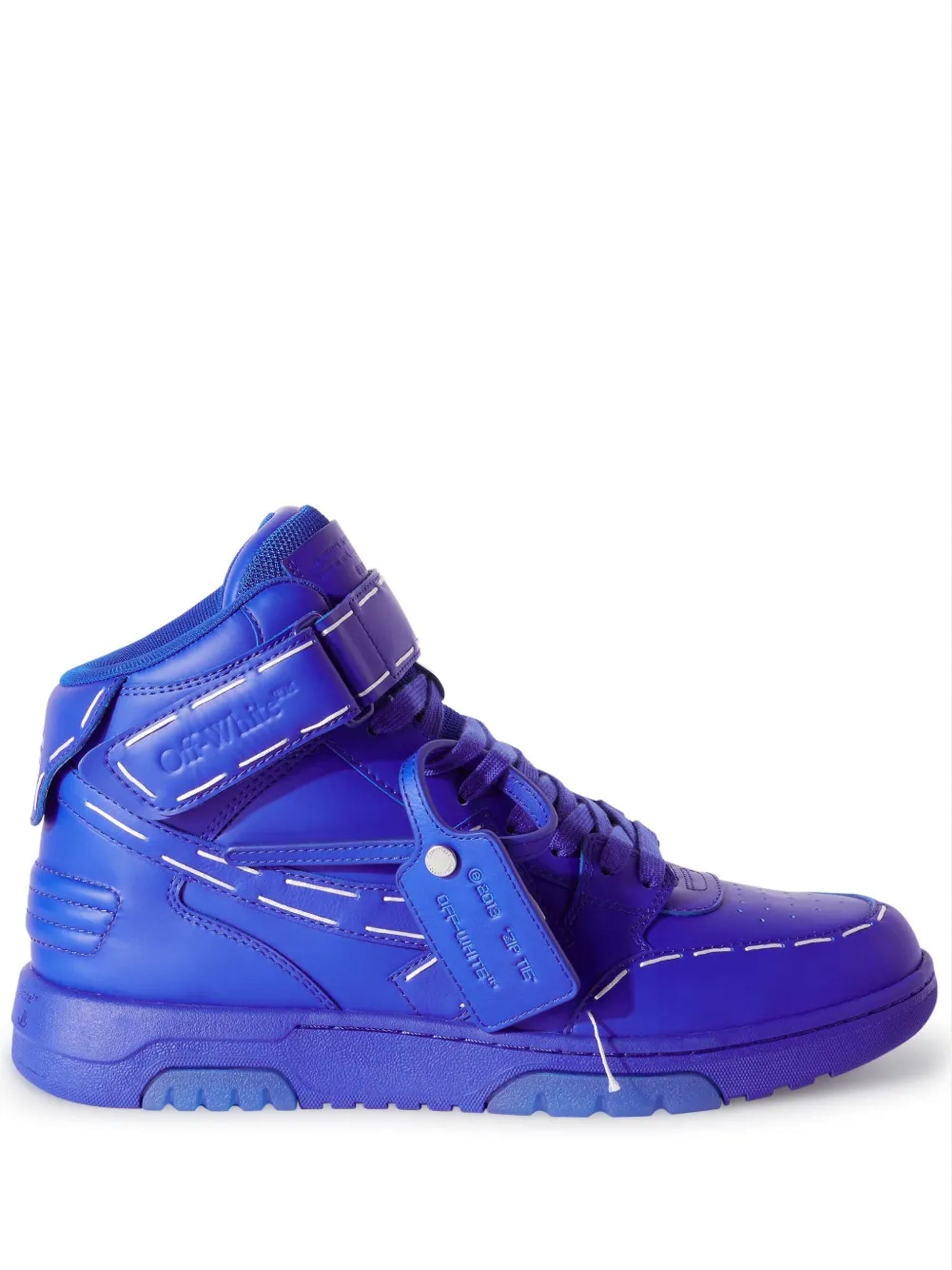 Off - White OOO Sartorial Stitching Mid - top SneakersOff - White