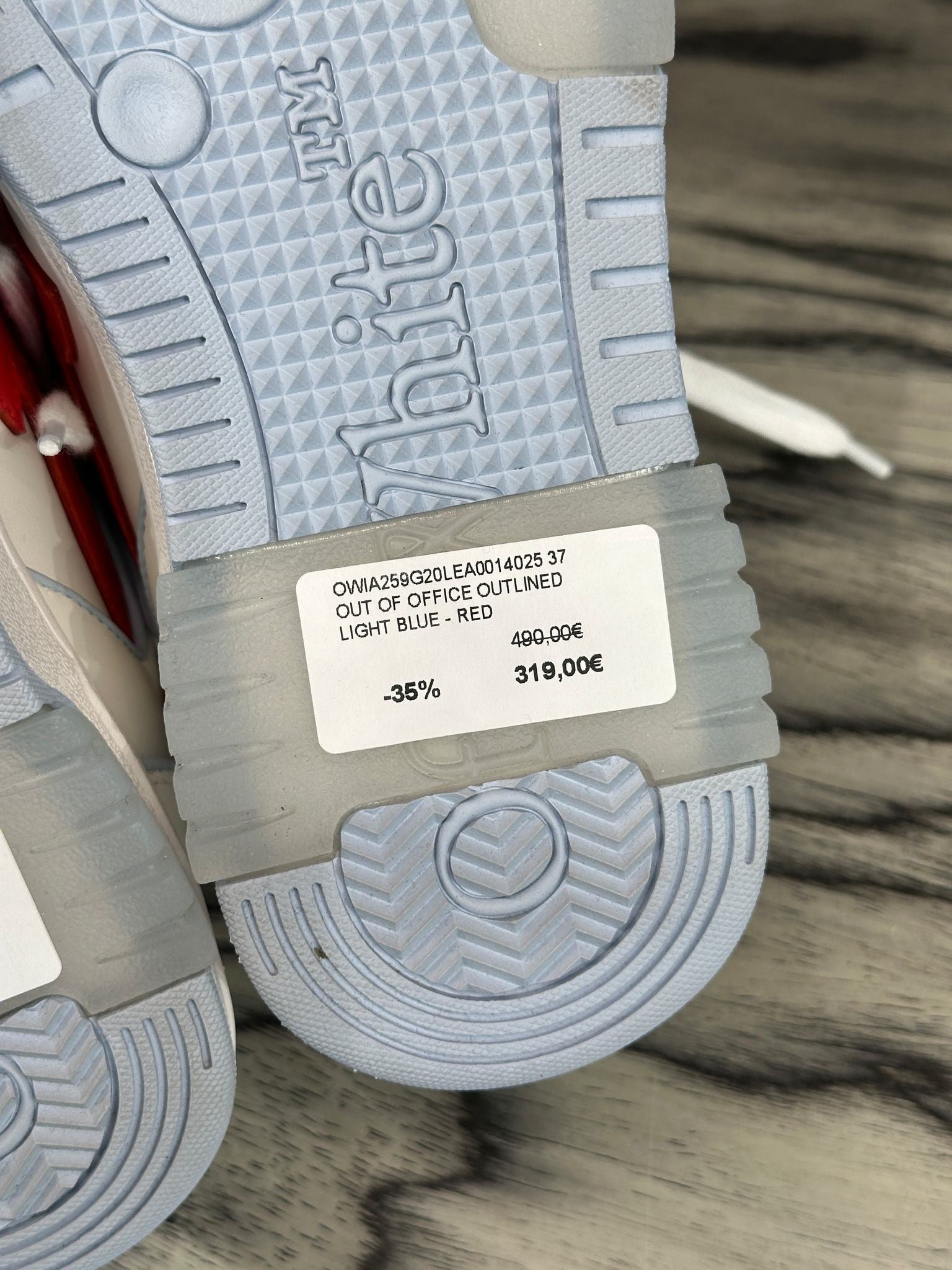 Off - White Out Of Office 'OOO' Outlined SneakersOff - White