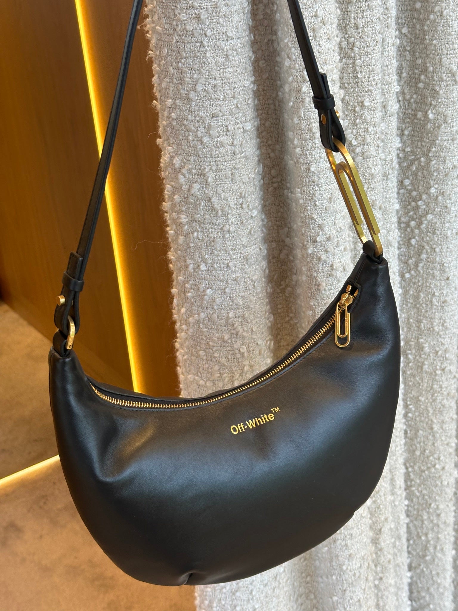 Off - White Paperclip Hobo Shoulder BagOff - White