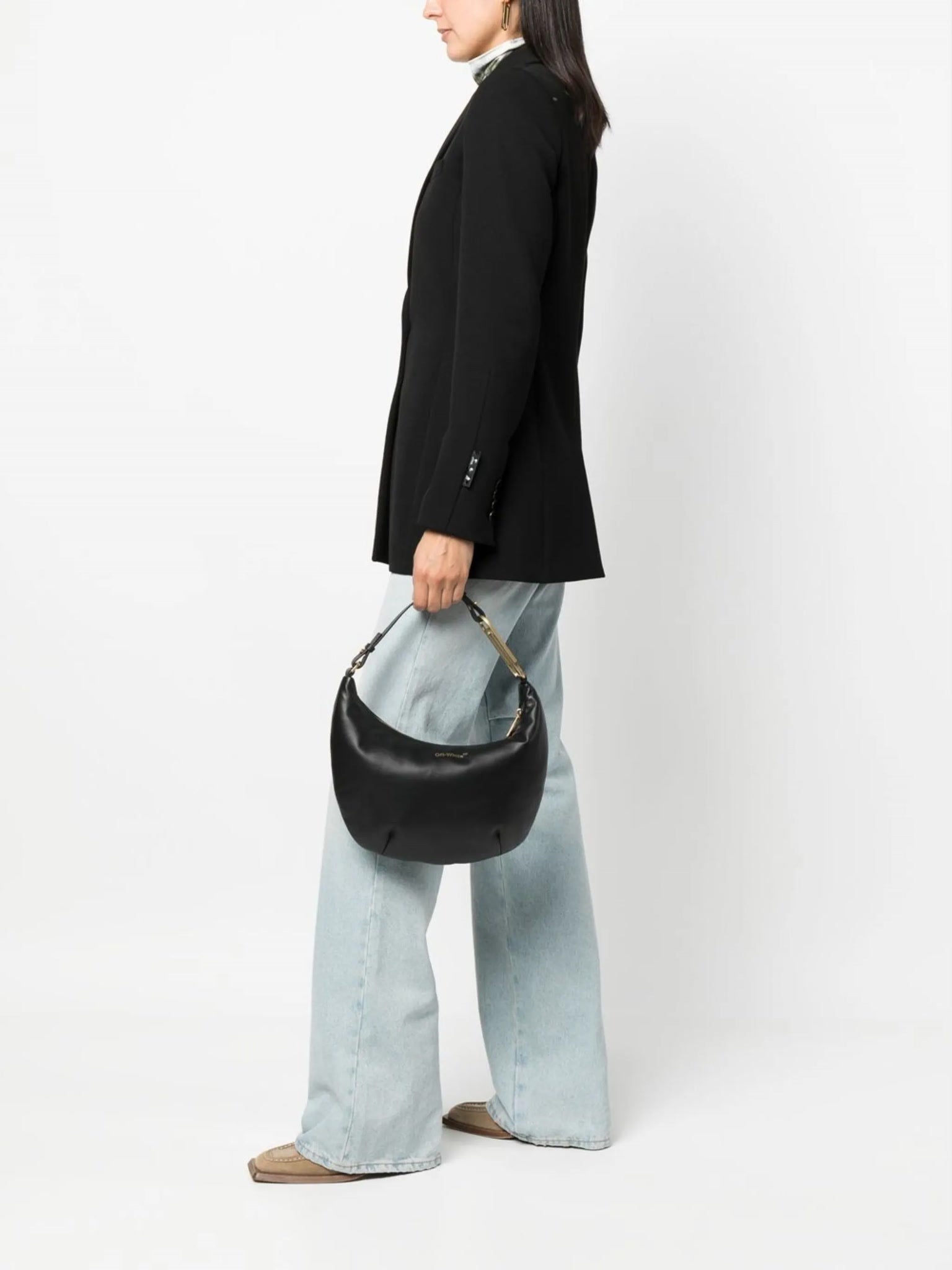 Off - White Paperclip Hobo Shoulder BagOff - White