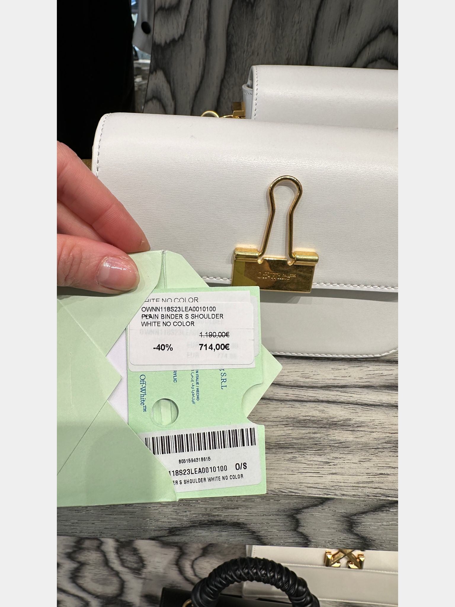 Off - White Plain Binder S ShoulderOff - White