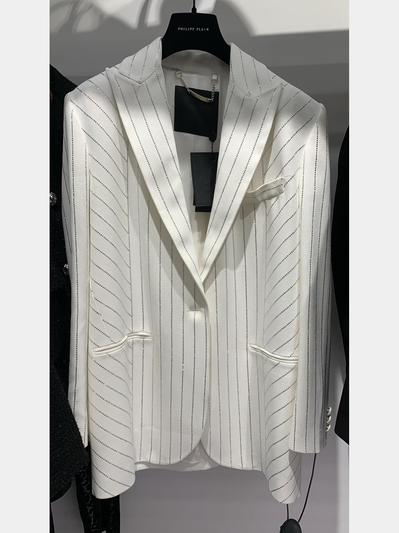 Philipp Plein Cady Blazer Crystal PinstripePhilipp Plein