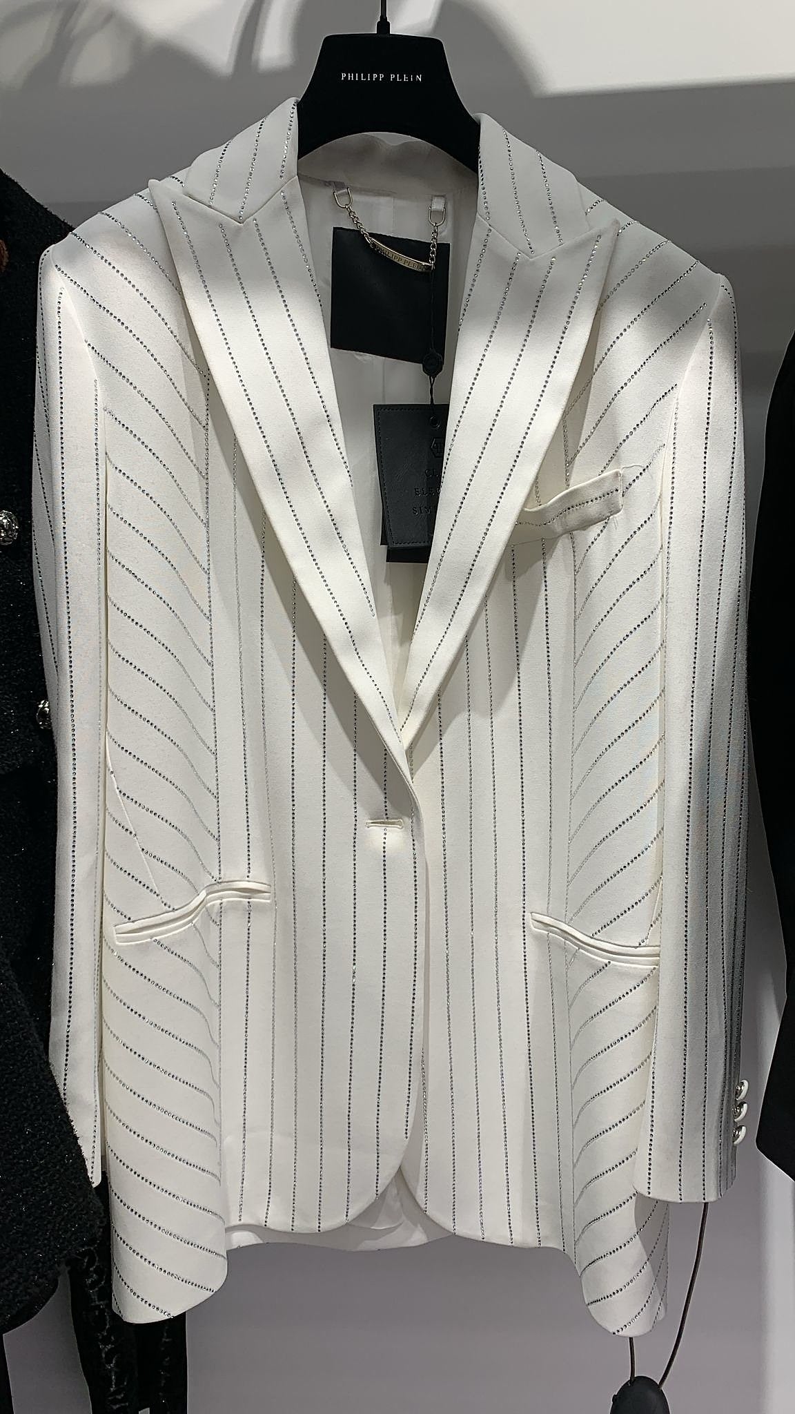 Philipp Plein Cady Blazer Crystal PinstripePhilipp Plein