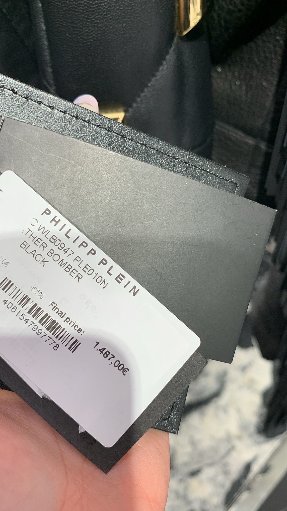 Philipp Plein Leather BomberPhilipp Plein