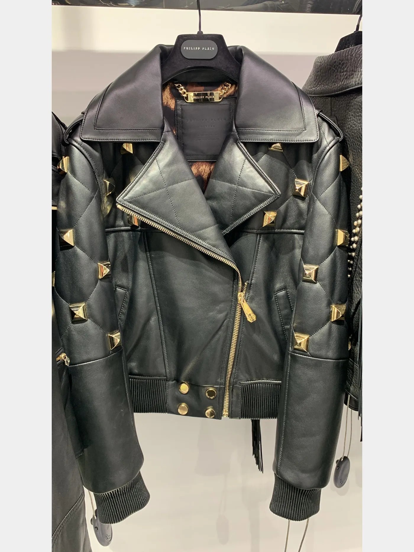 Philipp Plein Leather BomberPhilipp Plein
