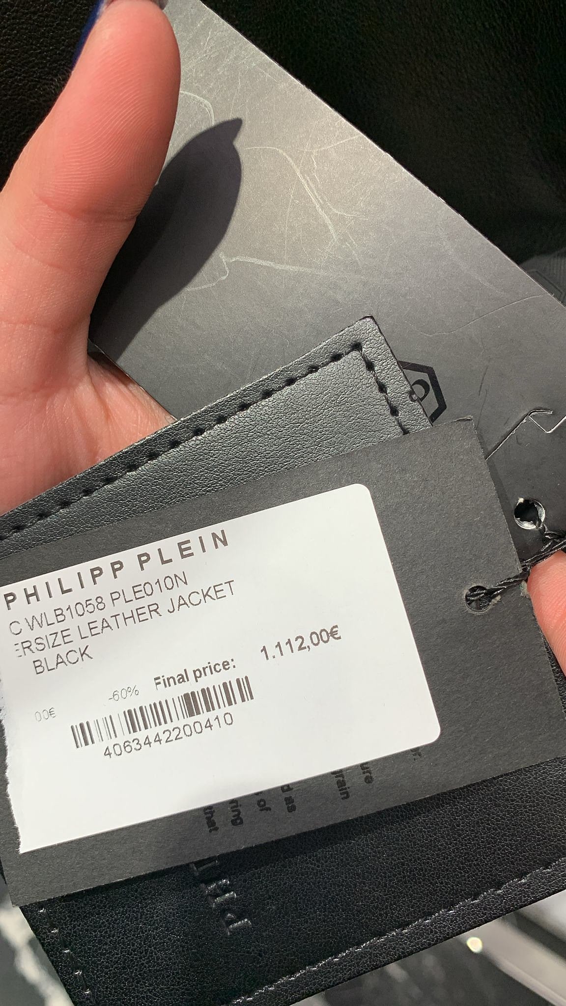 Philipp Plein Oversize Leather JacketPhilipp Plein