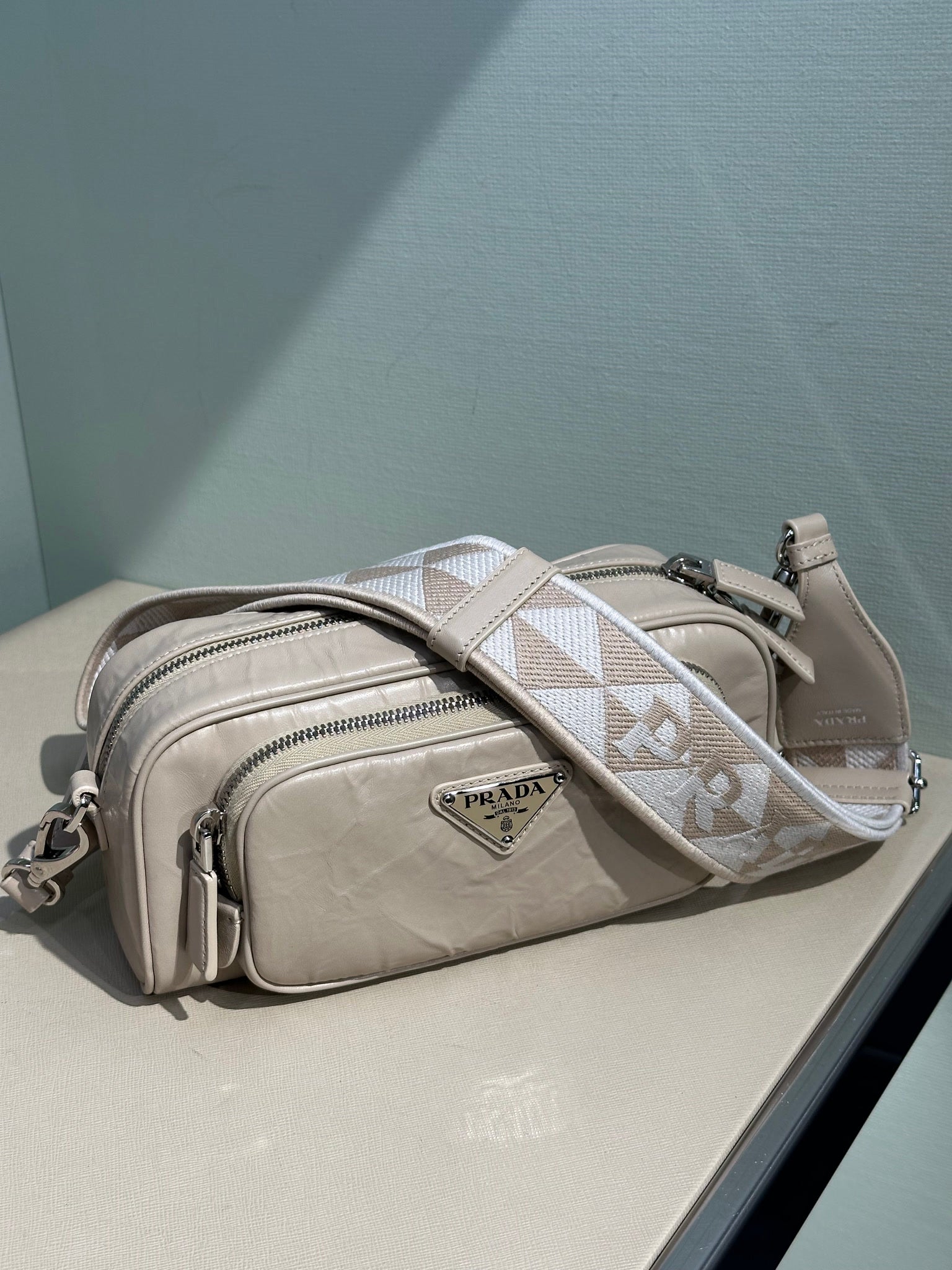 Prada Crossbody Bag BeigePrada
