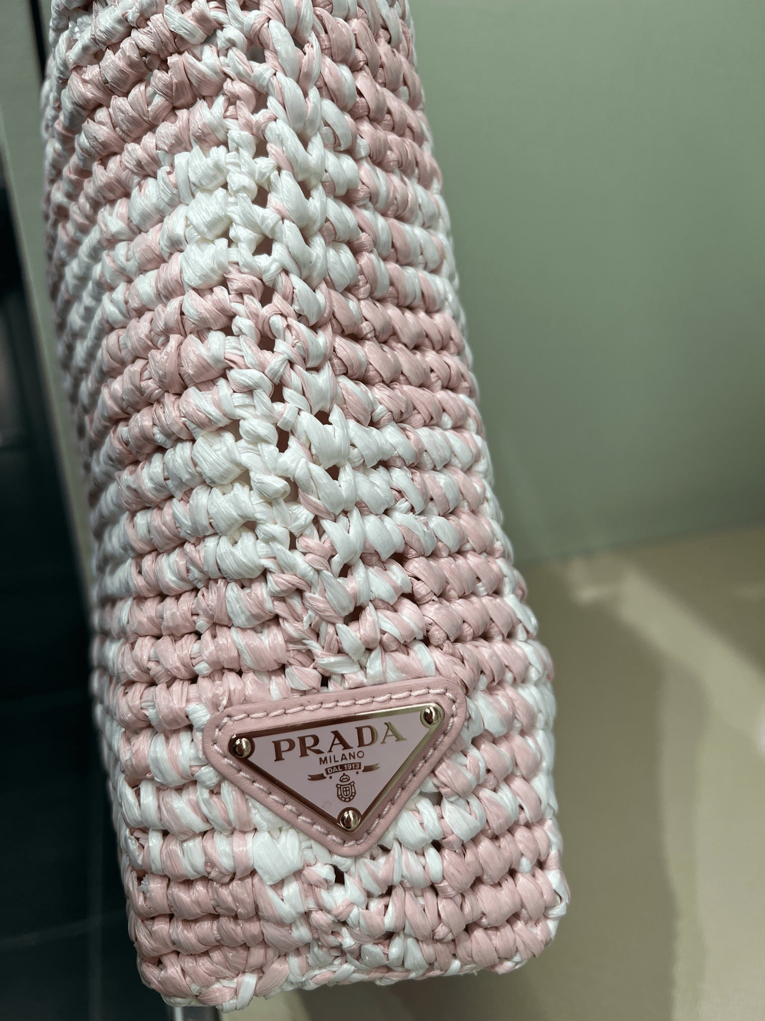 Prada Damska torebka na ramię różowaPrada