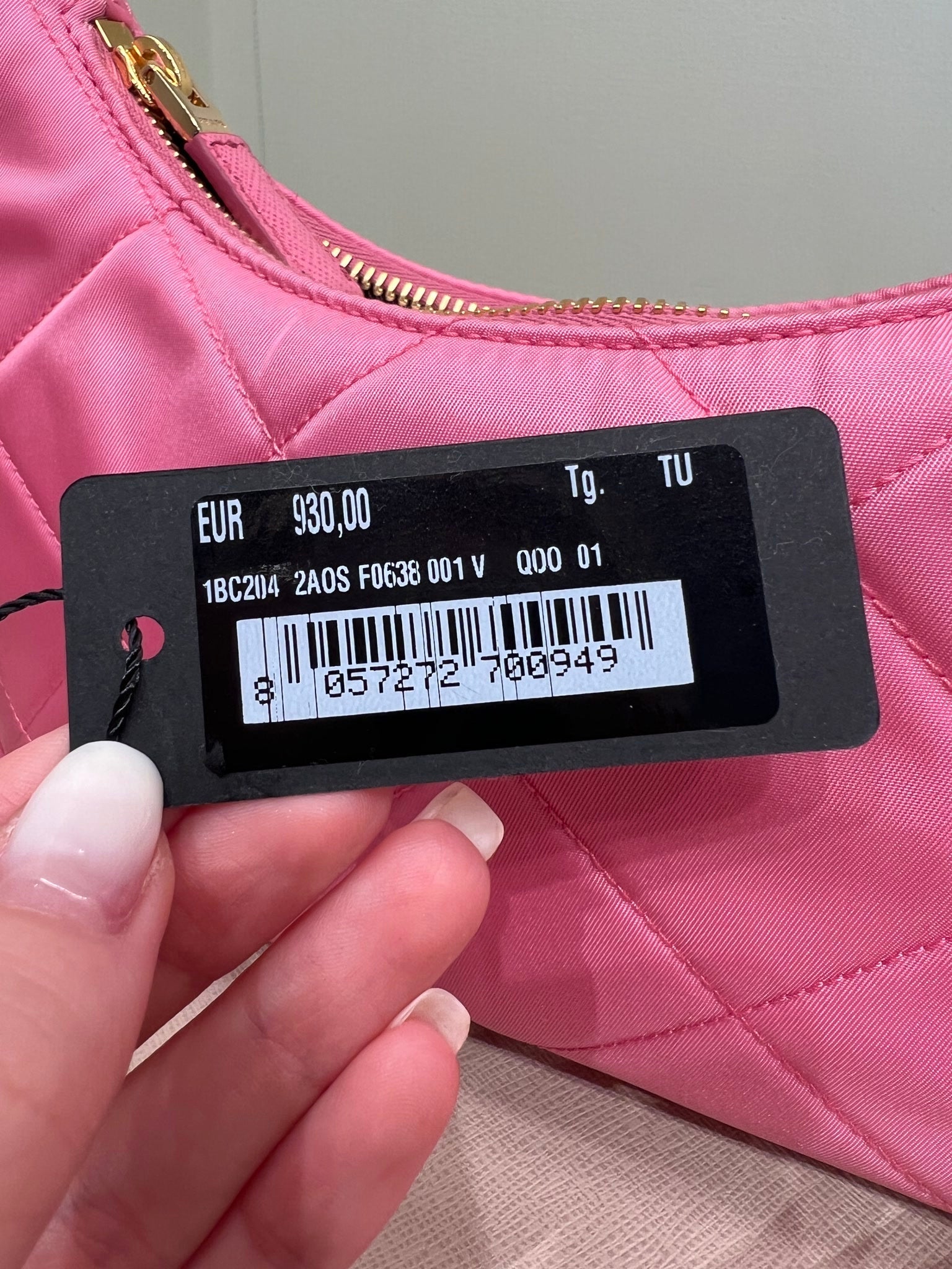 Prada Damska torebka na ramię różowaPrada