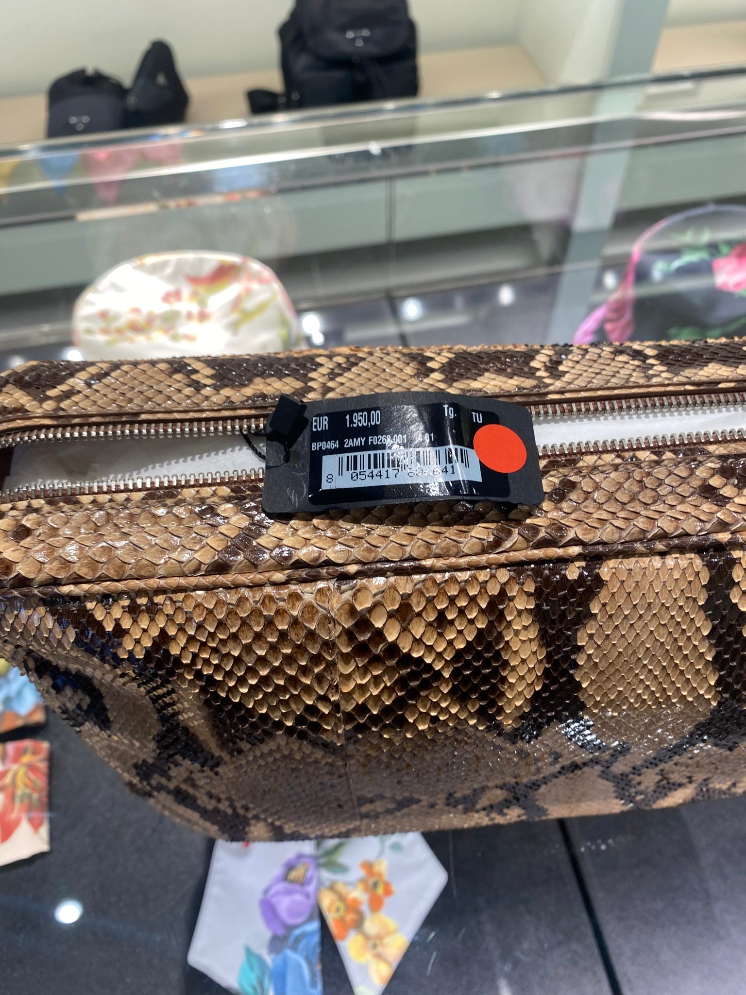 Prada Damska torebka na ramię w kolorze wężaPrada