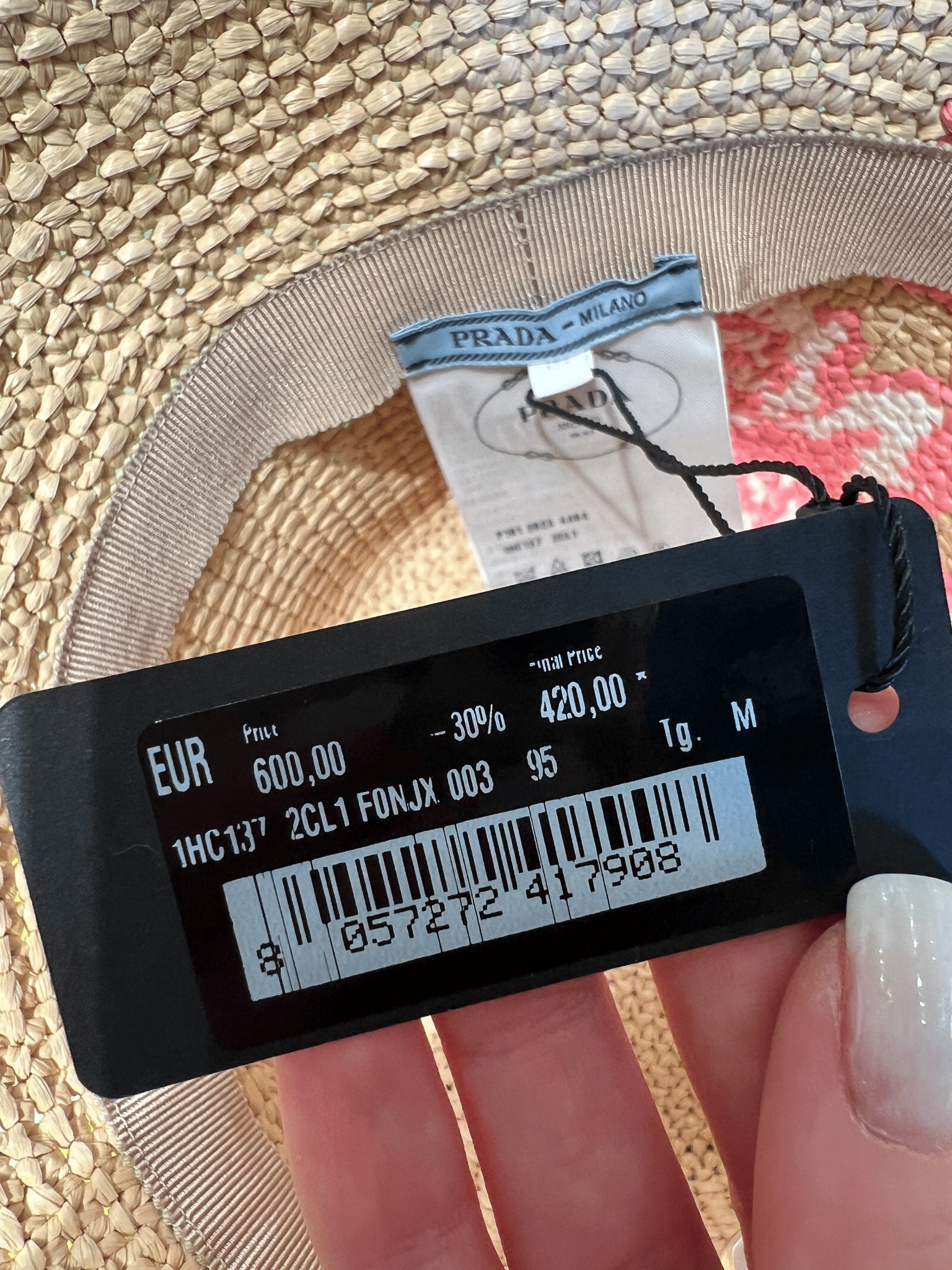 Prada Damski kapelusz 2C1J F0NJXPrada