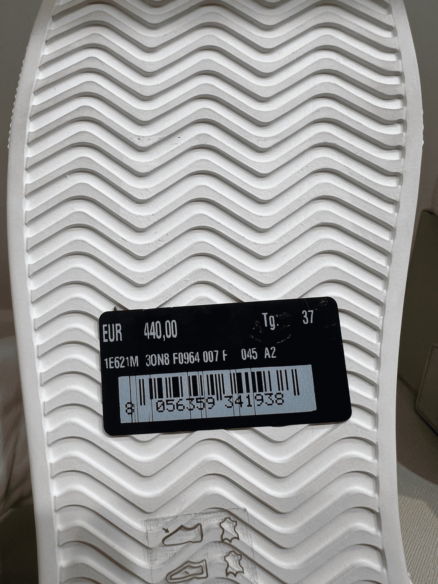 Prada Damskie buty białe 1E621MPrada