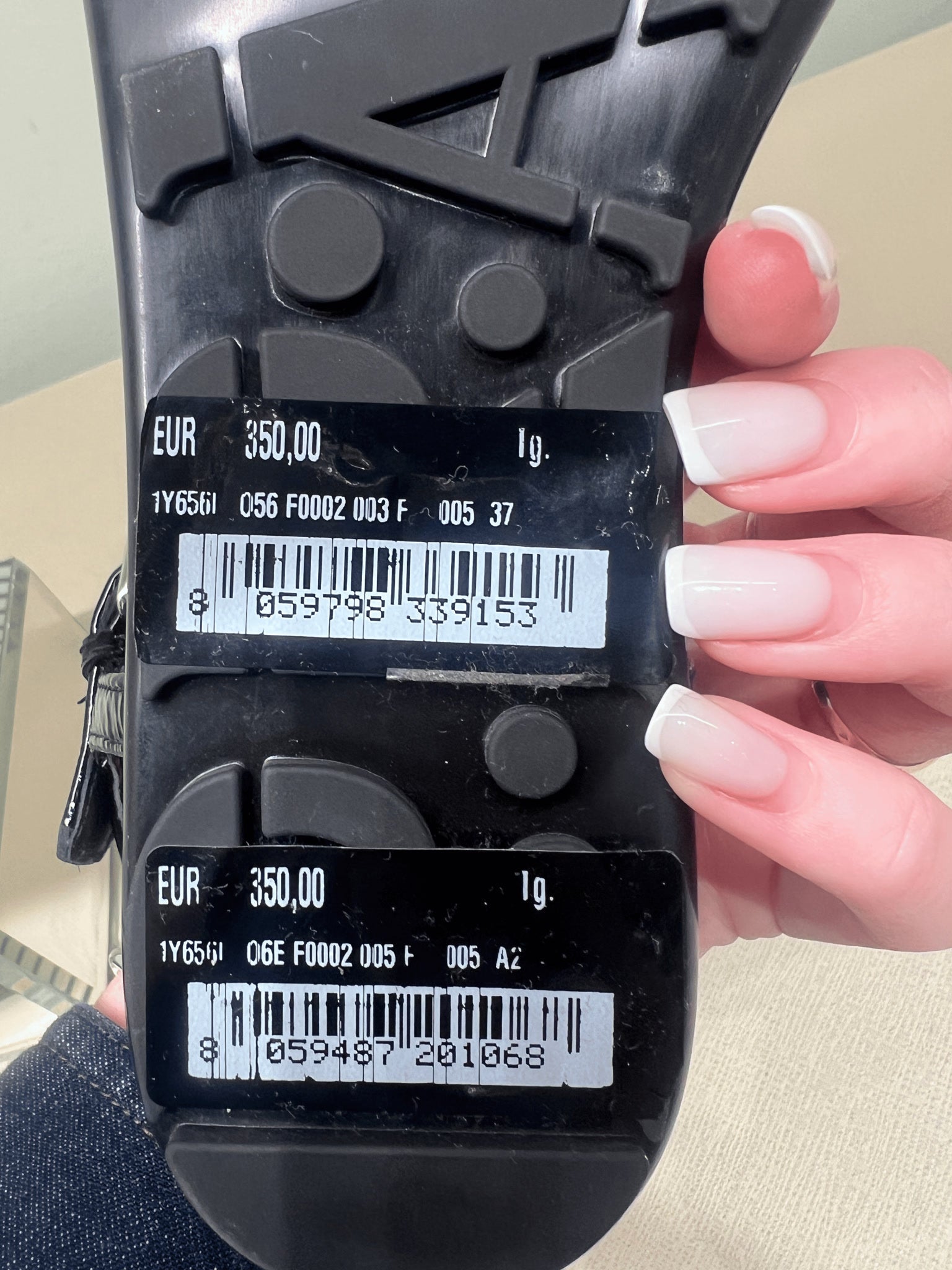 Prada damskie obuwie czarne 1Y656IPrada