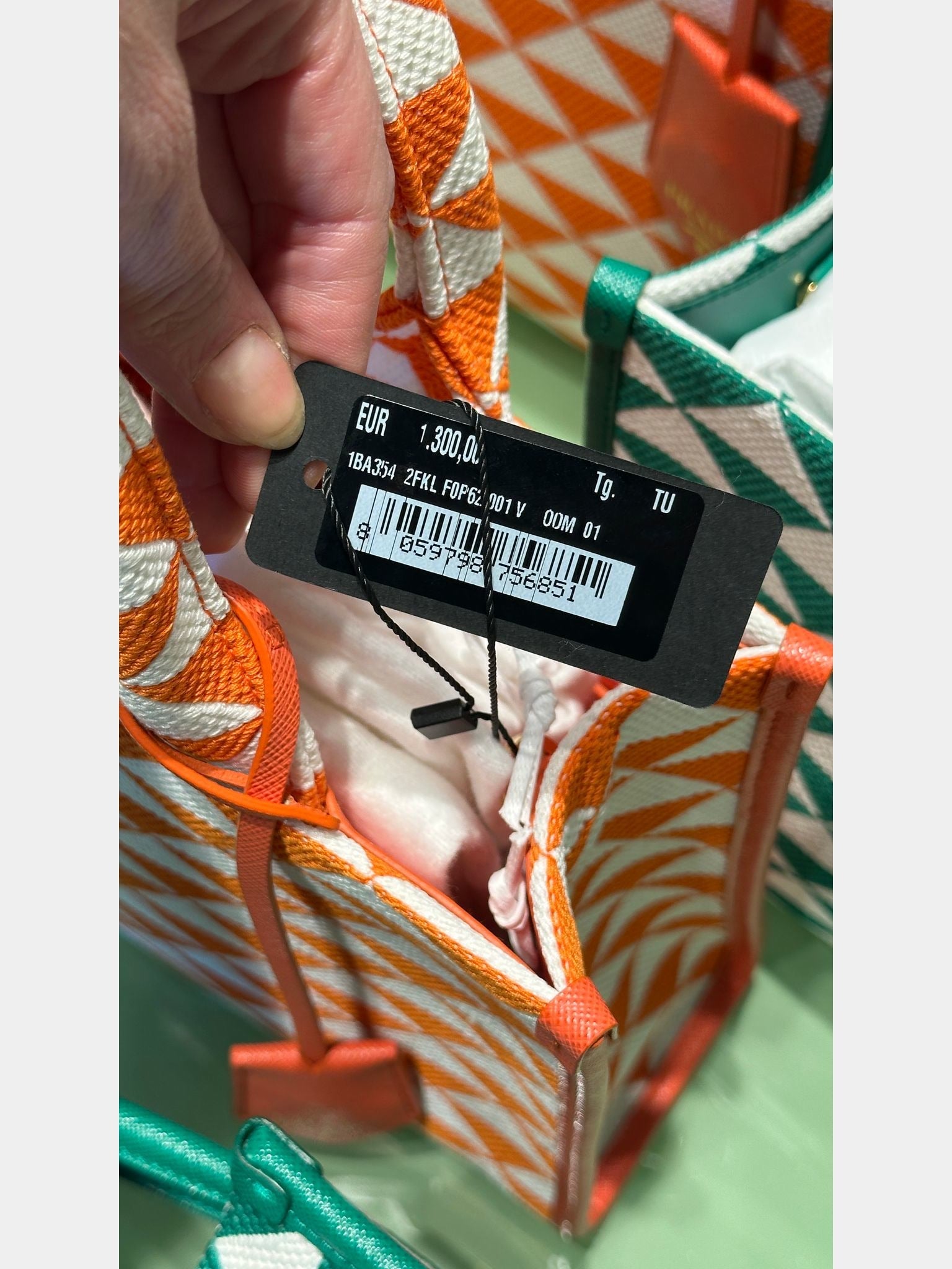 Prada Orange Tote bagPrada