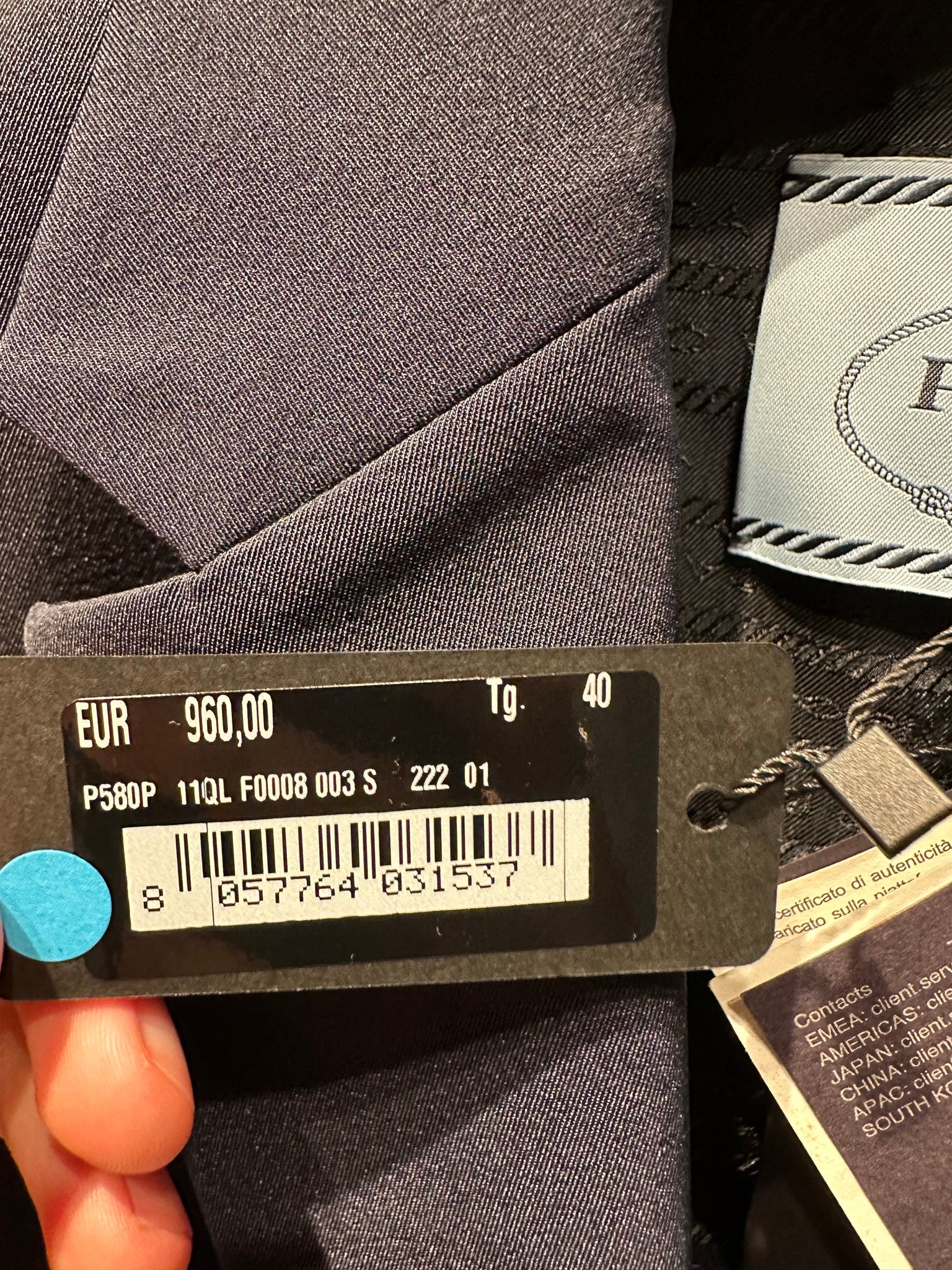 Prada Suit BlackPrada