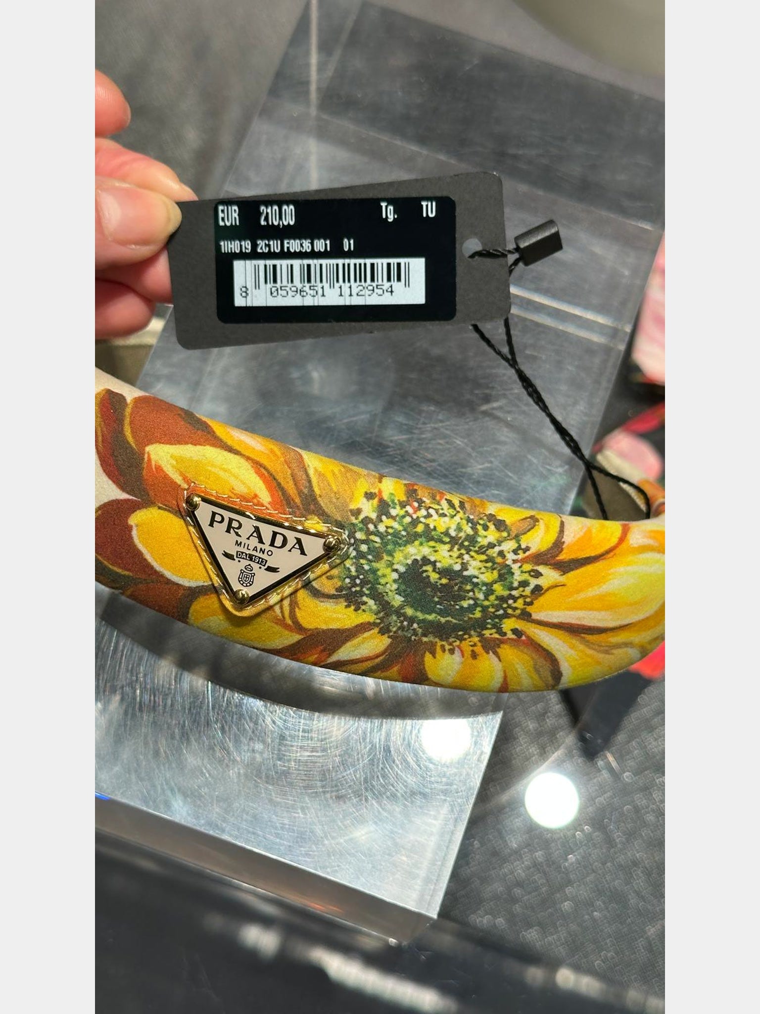 Prada Sunflower HeadbandPrada