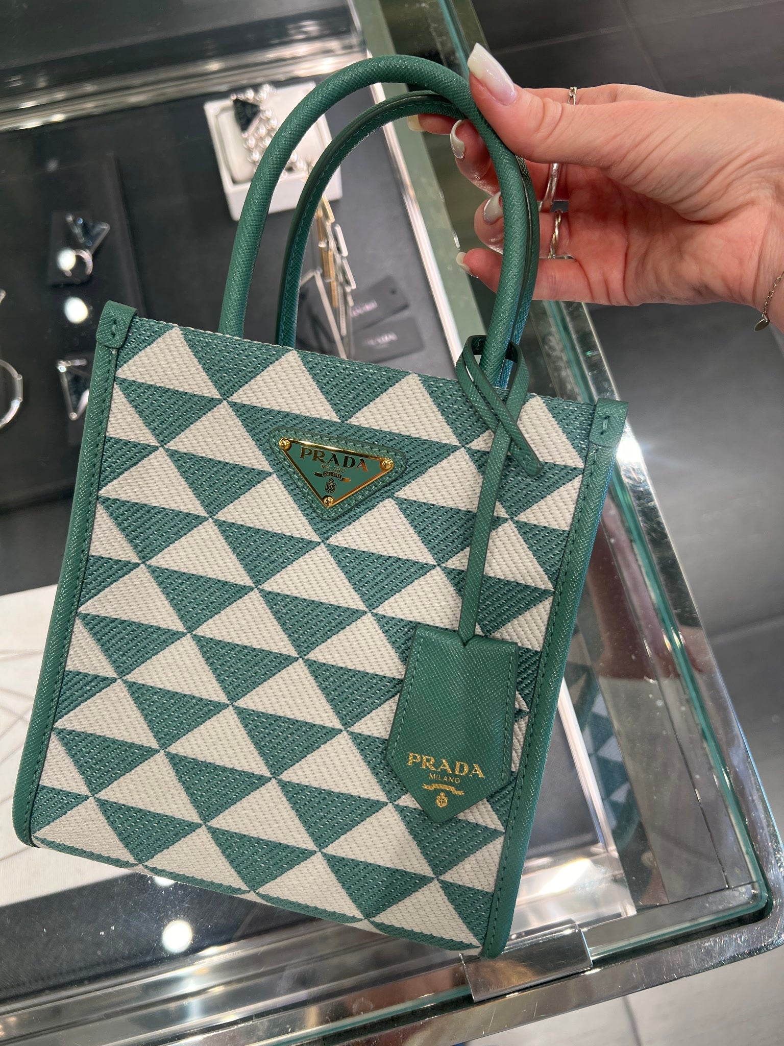 Prada Torebka Damska Zielona 2FKL F03LQPrada