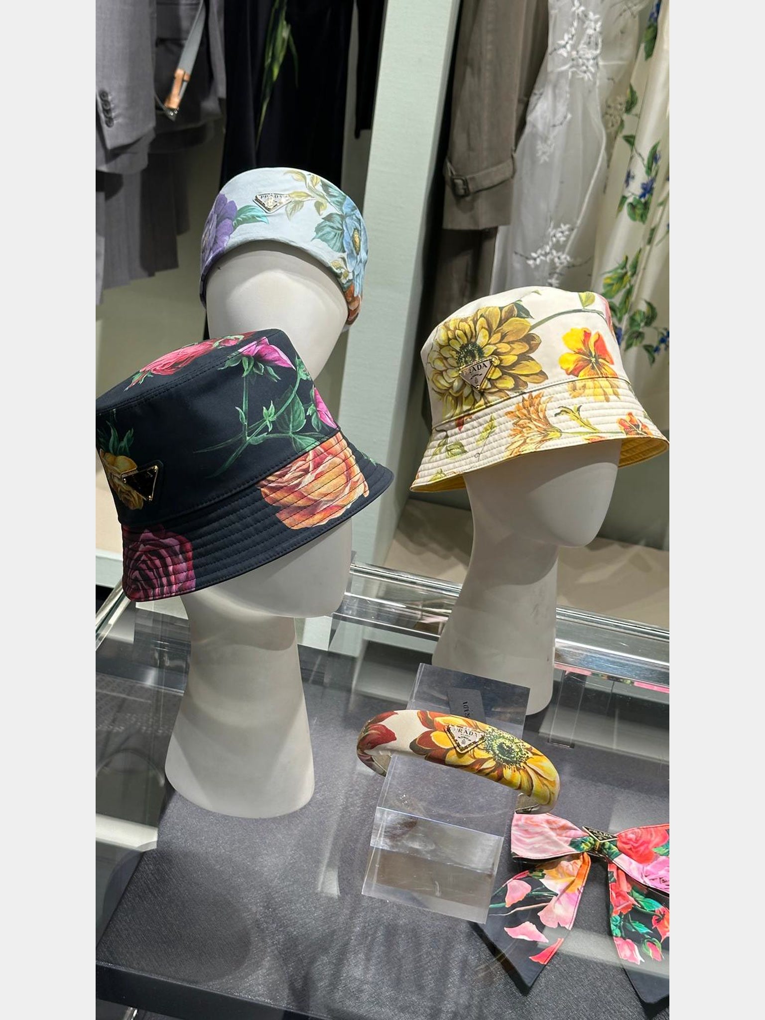 Prada yellow hatPrada