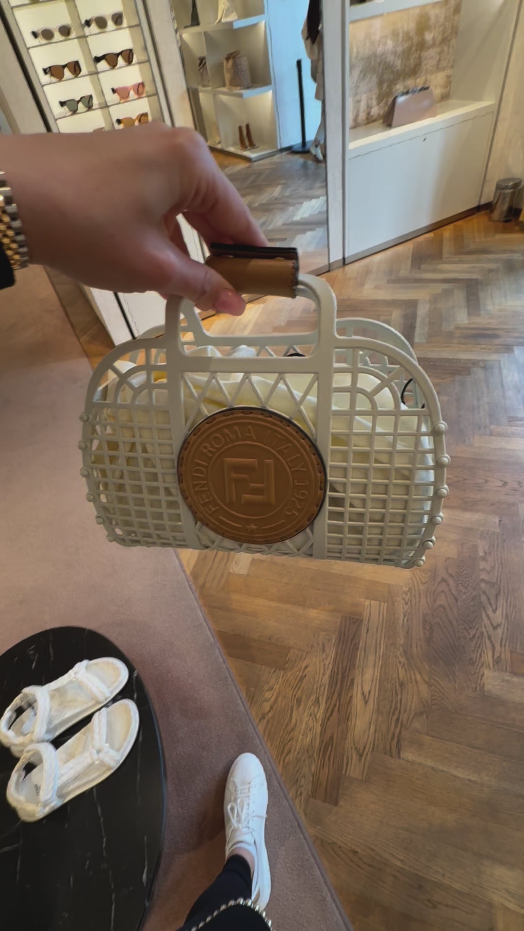 Mini Basket Bianco Ice