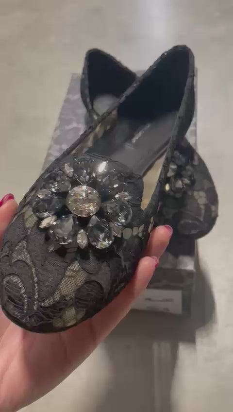 BALLERINA SUEDE+PIZZO TAORMINA