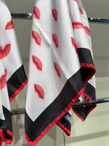 Prada Lips Scarf