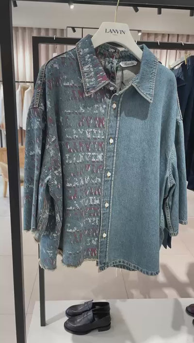 Short Sleeve Asymmetric Shirt
