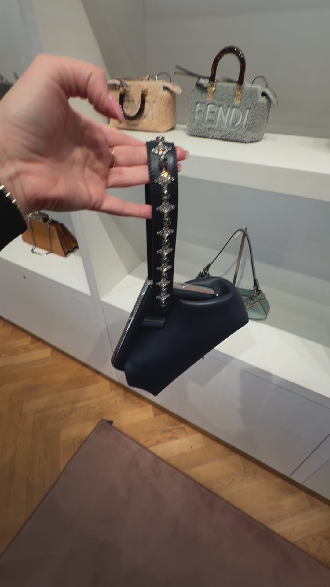 W.Fendi First Lamb Leather