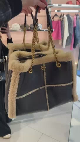 Handbag GG Marmont Ala Leather Mini Seventy 12 MM