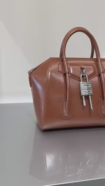 Givenchy Damska torebka skórzana brązowa
