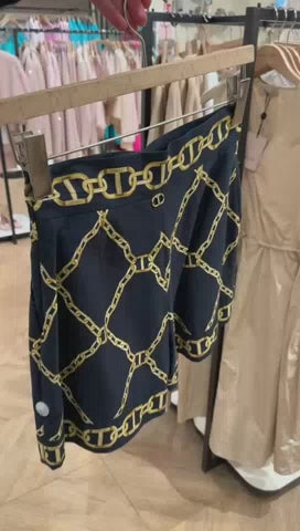 SHORTS IN POPELINE STAMPATO C/CINTURA