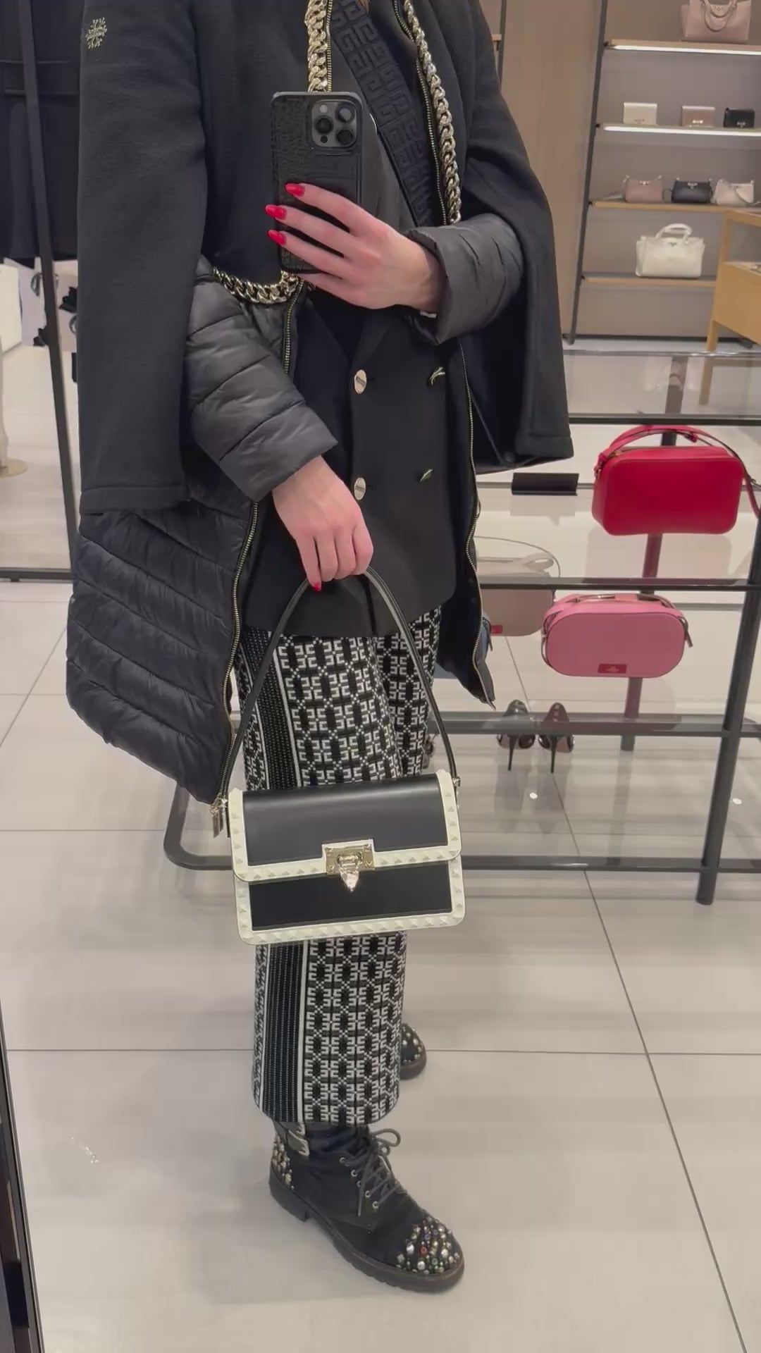 Nero/Ivory Bag