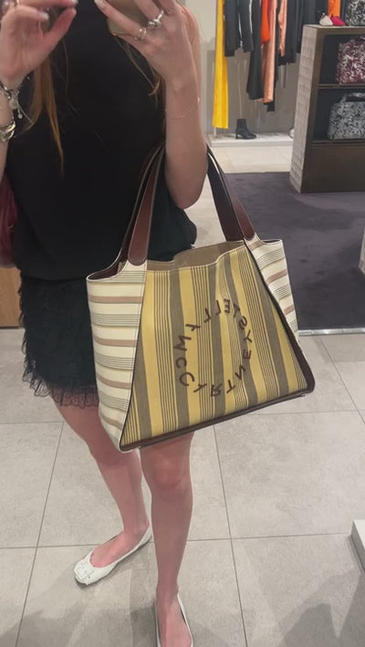 Stella McCartney Damska torba z bawełny ekologicznej
