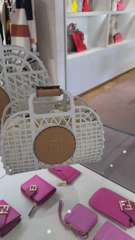Mini Bag/Fendi Basket/Plastic Bianco Ice + Miele SC