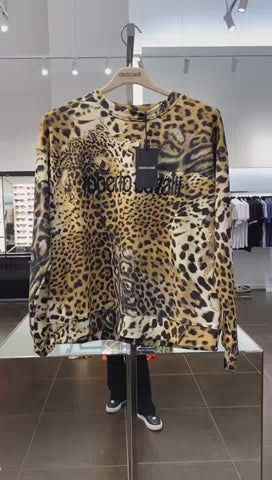 Roberto Cavalli damska bluza czarna SKT64A-20G34