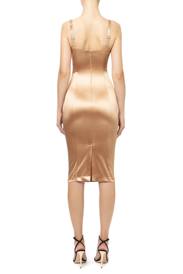 Robe fourreau mi - mollet avec bonnetsElisabetta Franchi