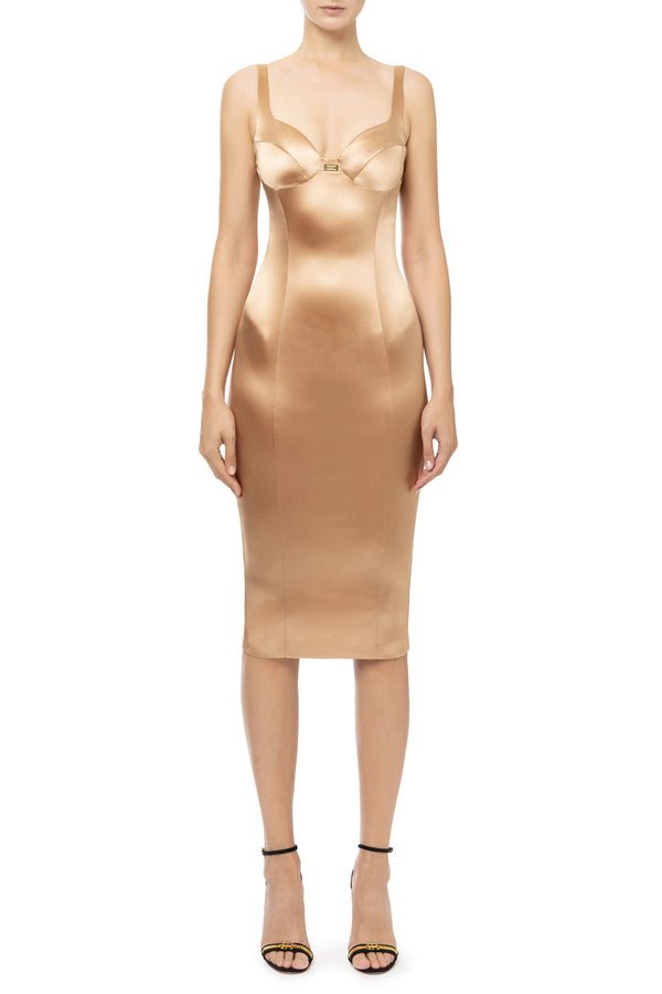 Robe fourreau mi - mollet avec bonnetsElisabetta Franchi