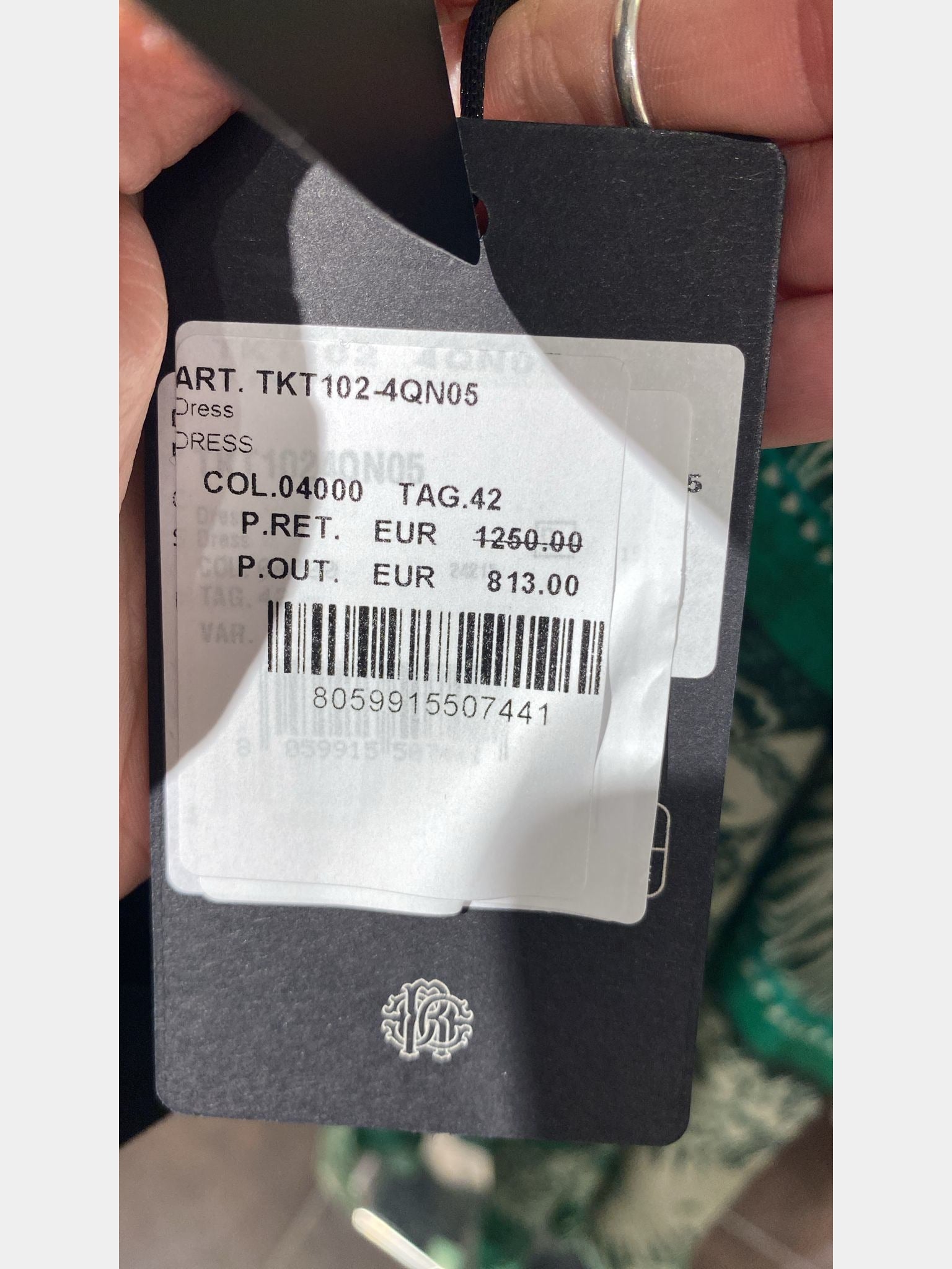 Roberto Cavalli Dress Damska ZielonaRoberto Cavalli