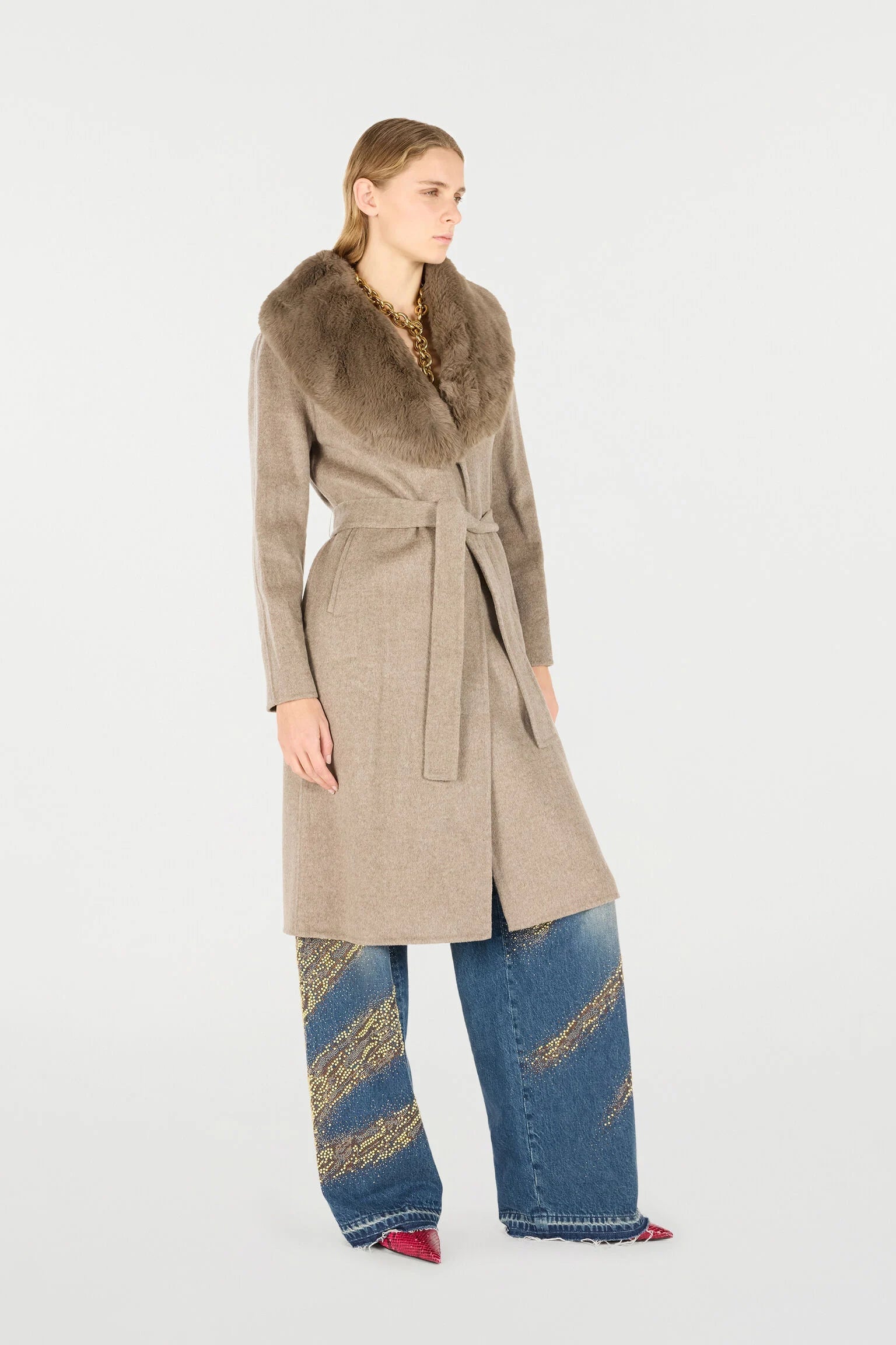 Roberto Cavalli Fur Double CoatRoberto Cavalli