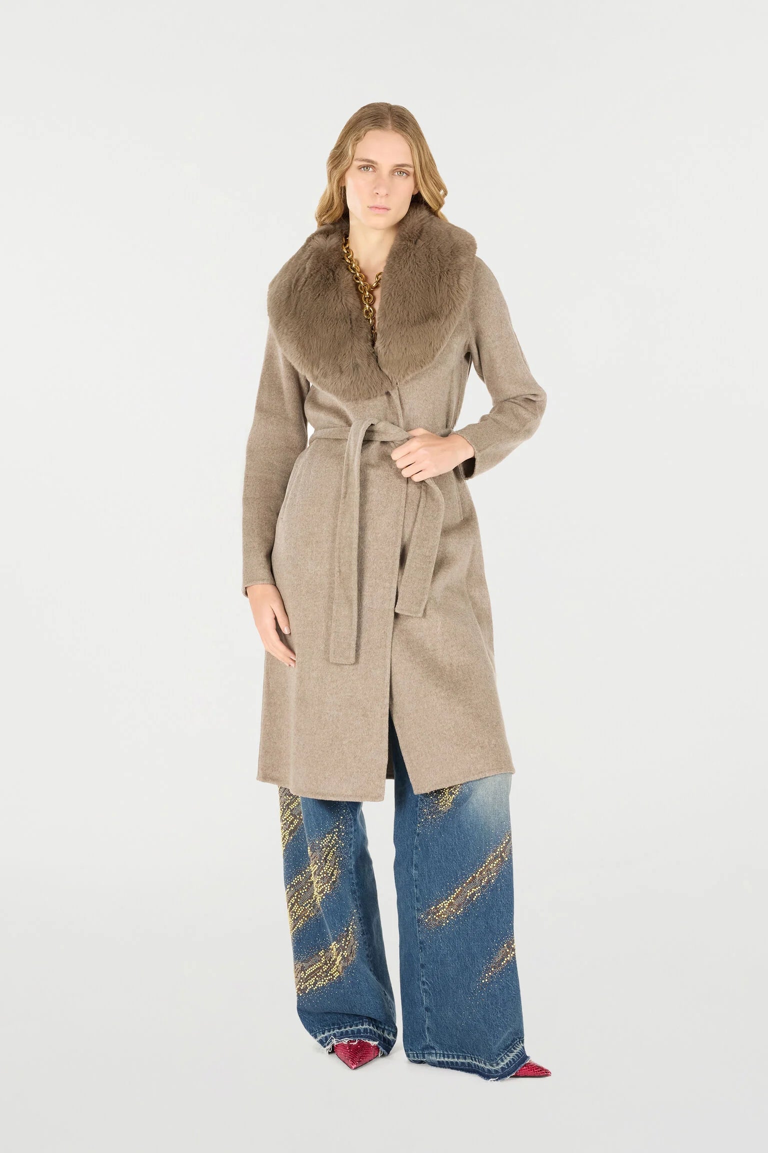 Roberto Cavalli Fur Double CoatRoberto Cavalli