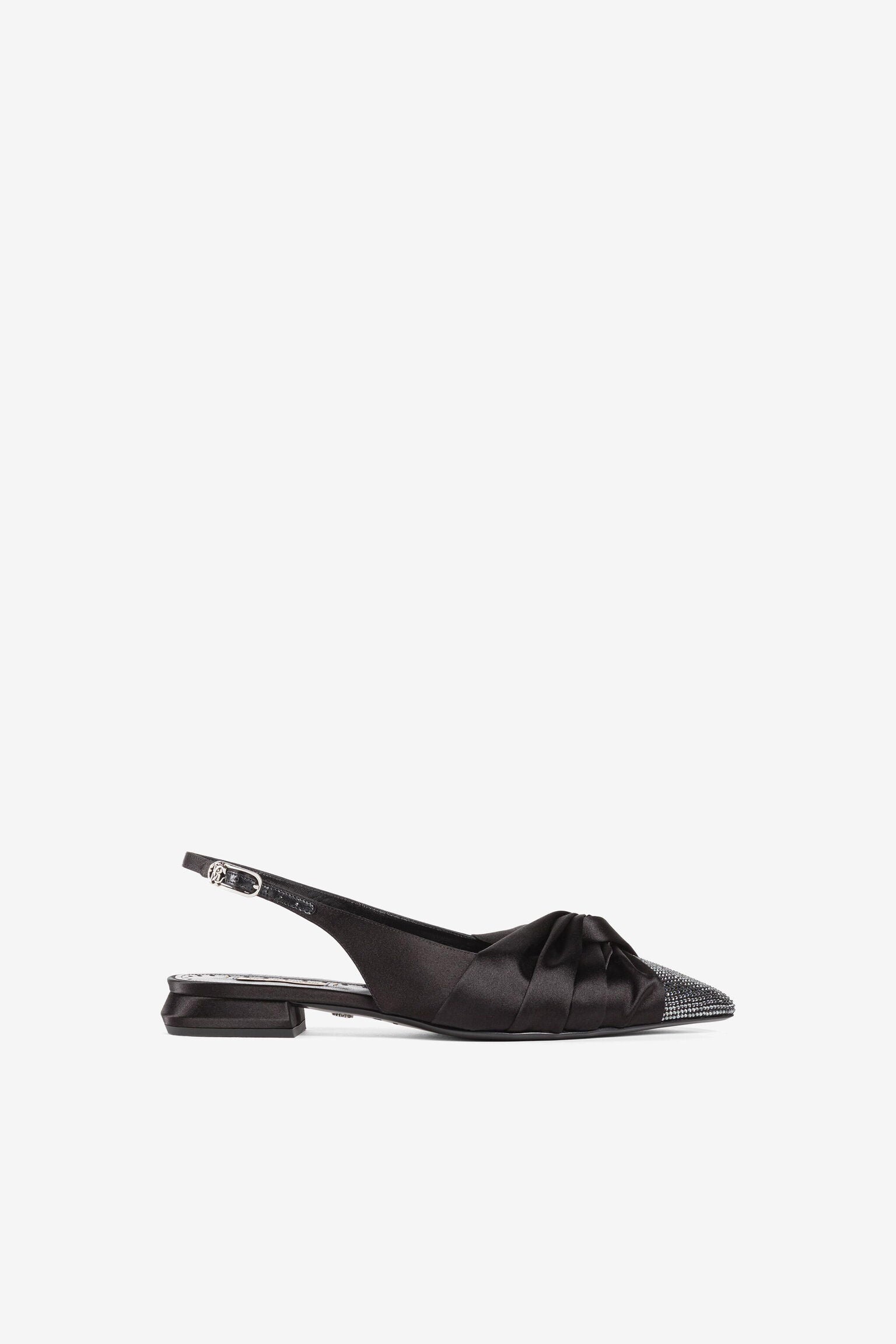Roberto Cavalli Knot - detail crystal - embellished ballerina shoesRoberto Cavalli