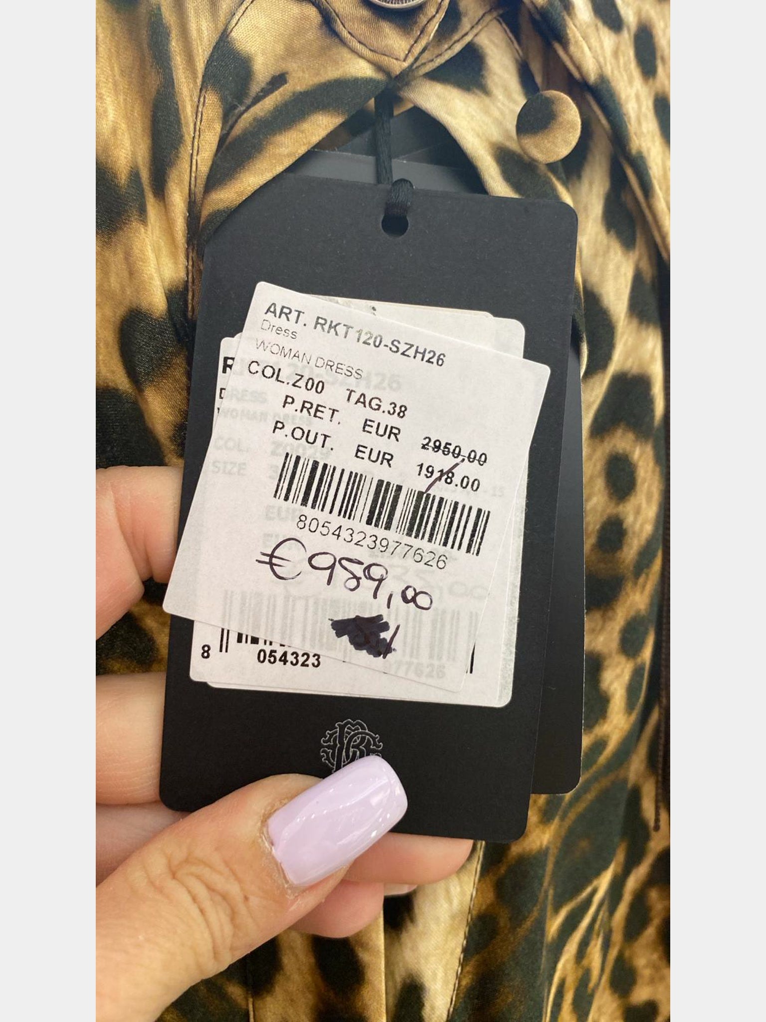 Roberto Cavalli Leopard Print Fringe long dressRoberto Cavalli