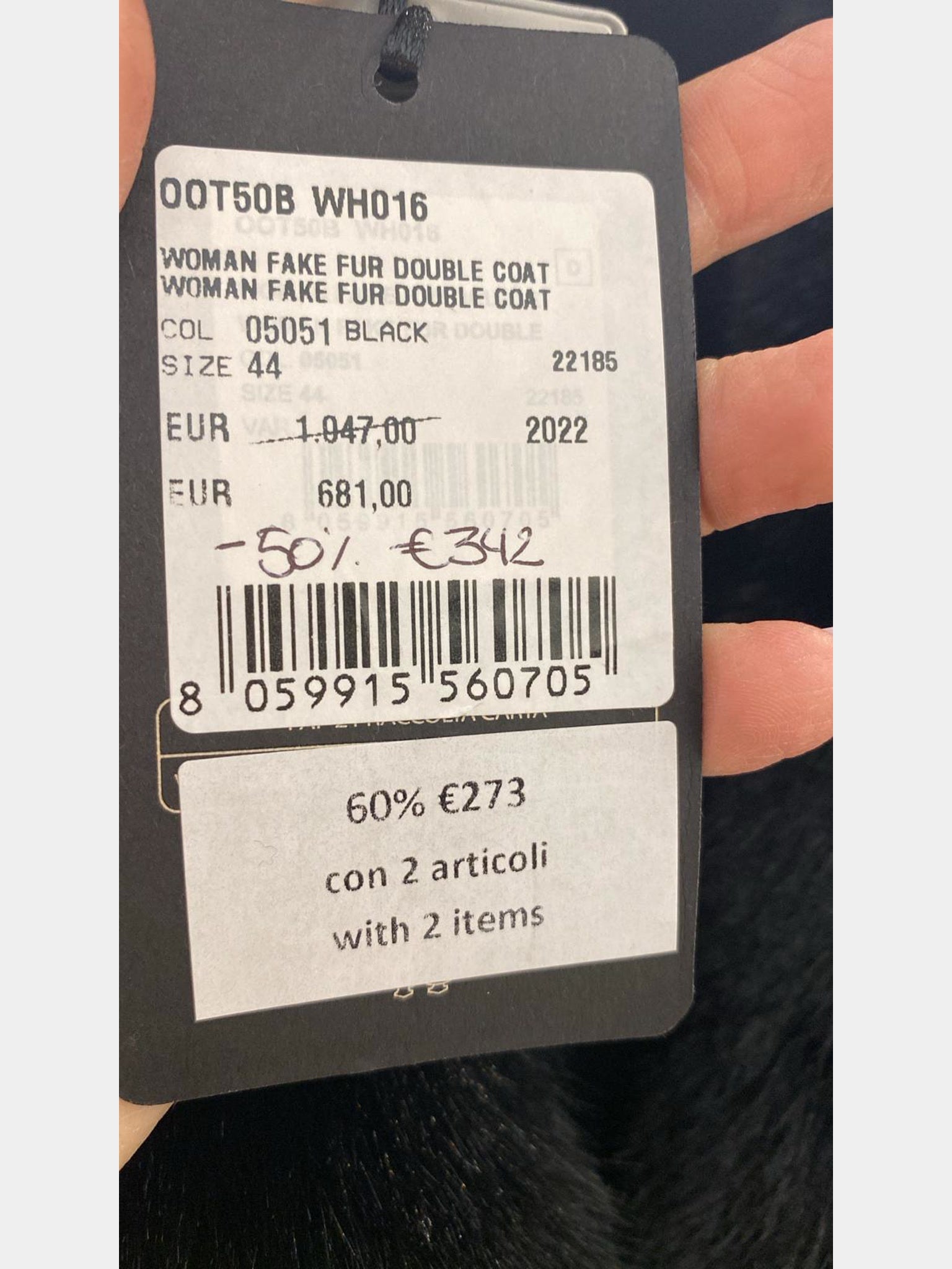 Roberto Cavalli Woman Coat With Faux Fur CollarRoberto Cavalli