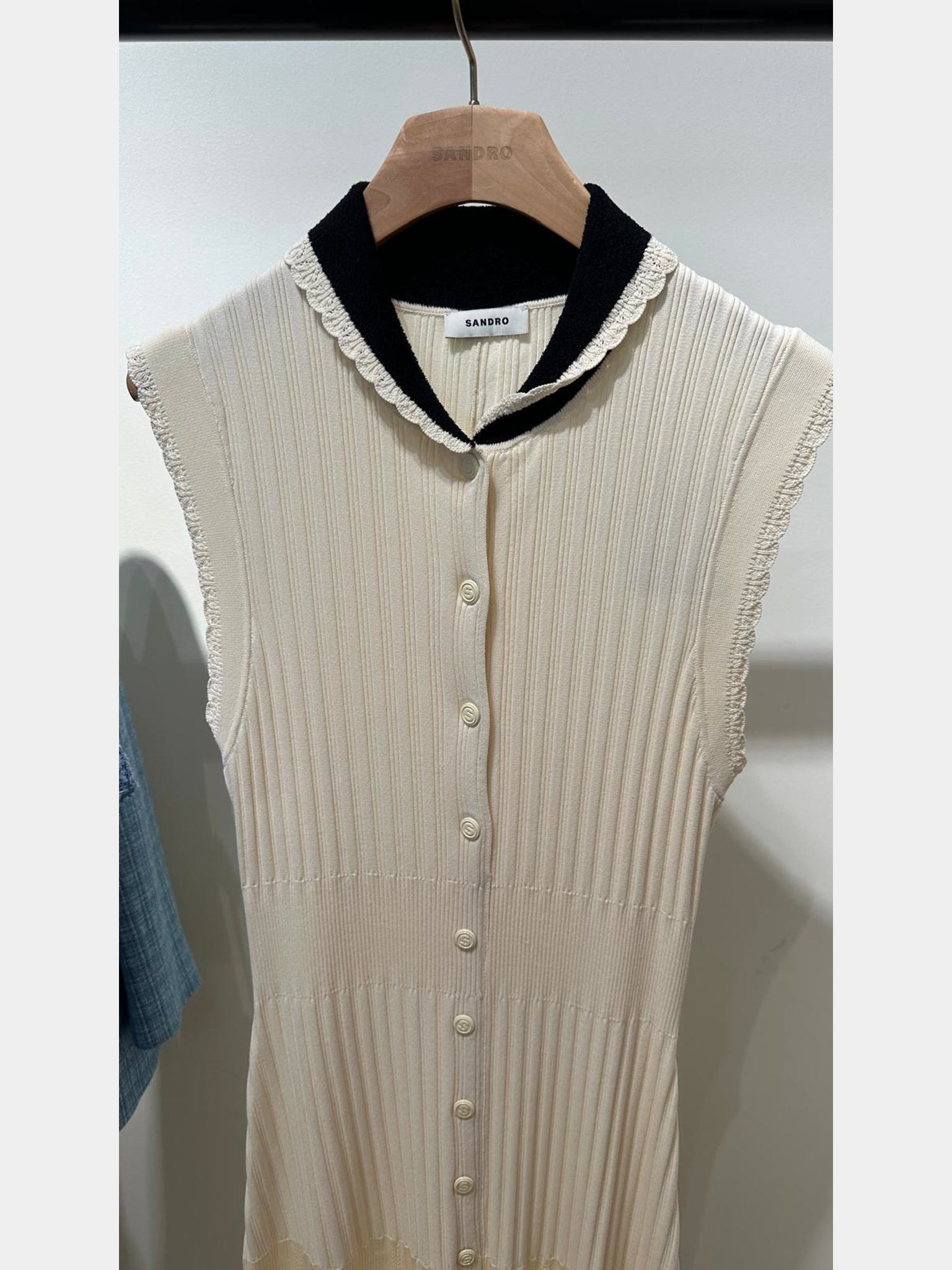 Sandro H23laurene Ecru DressSandro