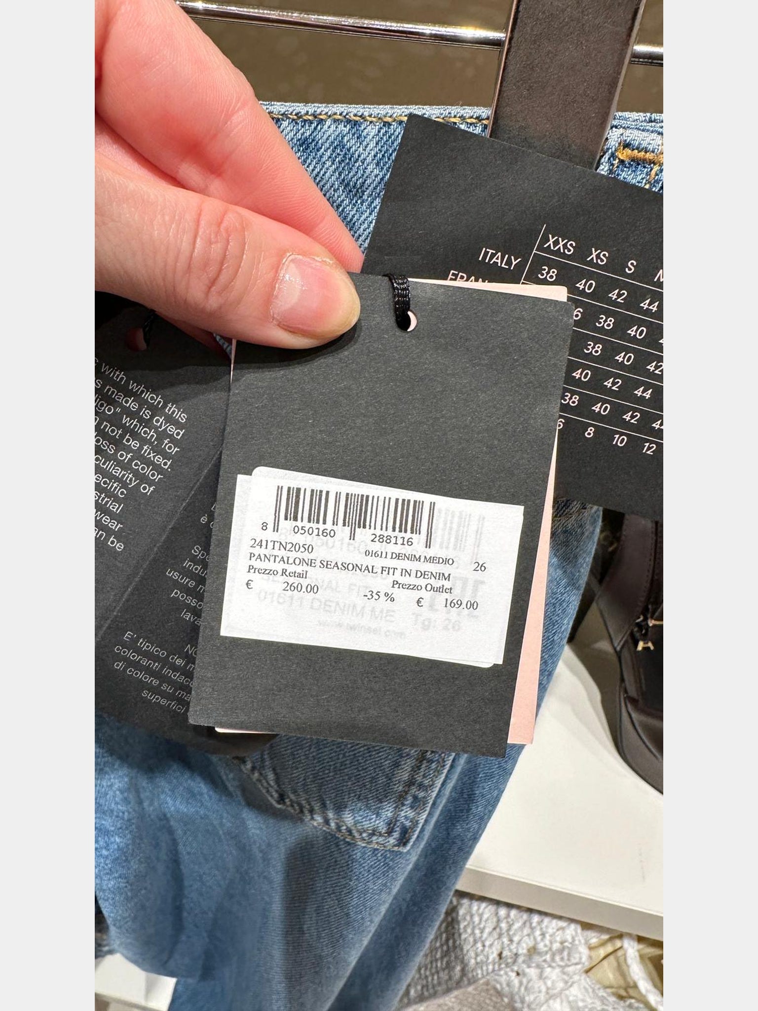 Twinset PANTALONE SEASONAL FIT IN DENIMTwinset