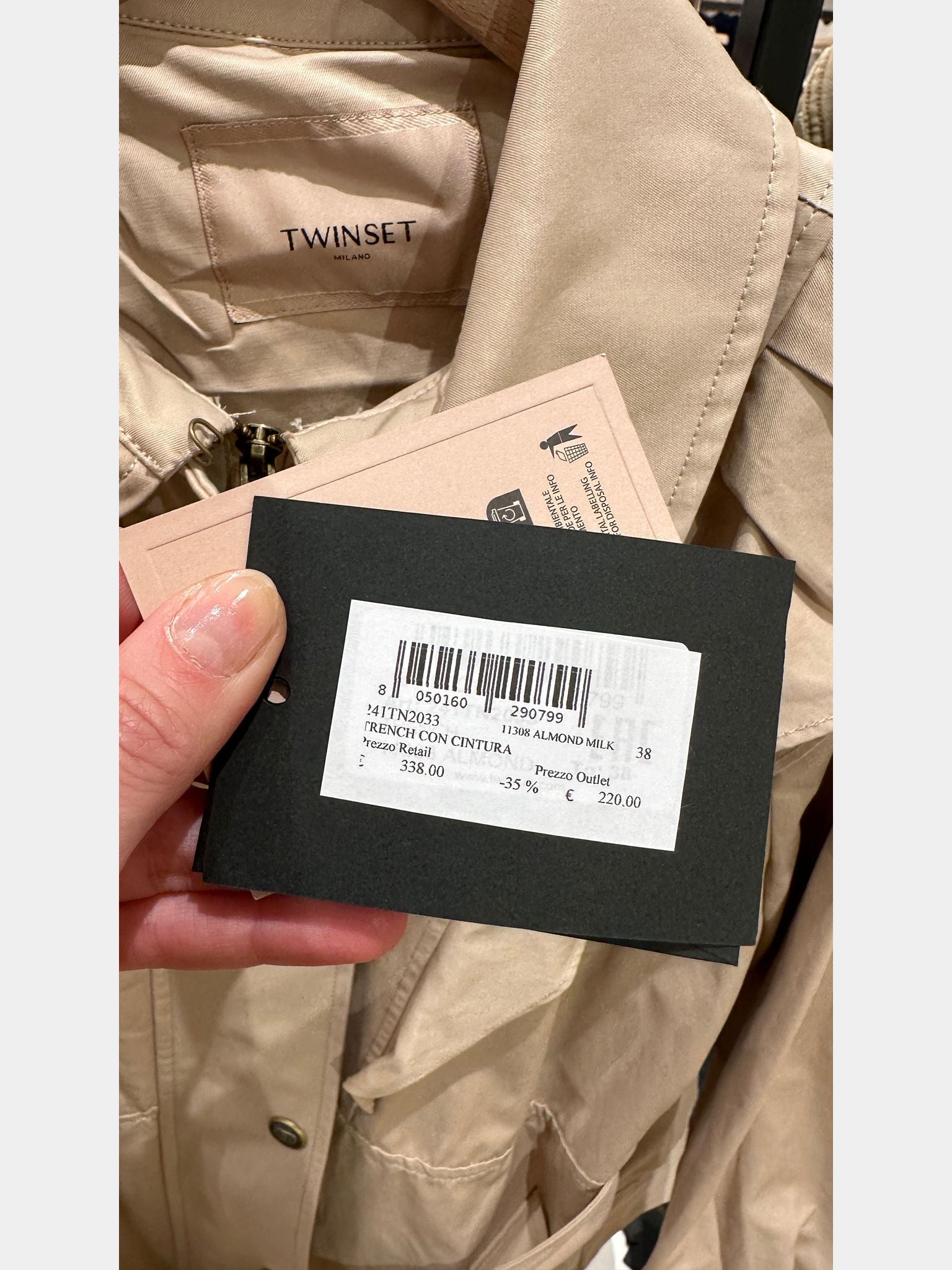 Twinset Trench Con CinturaTwinset