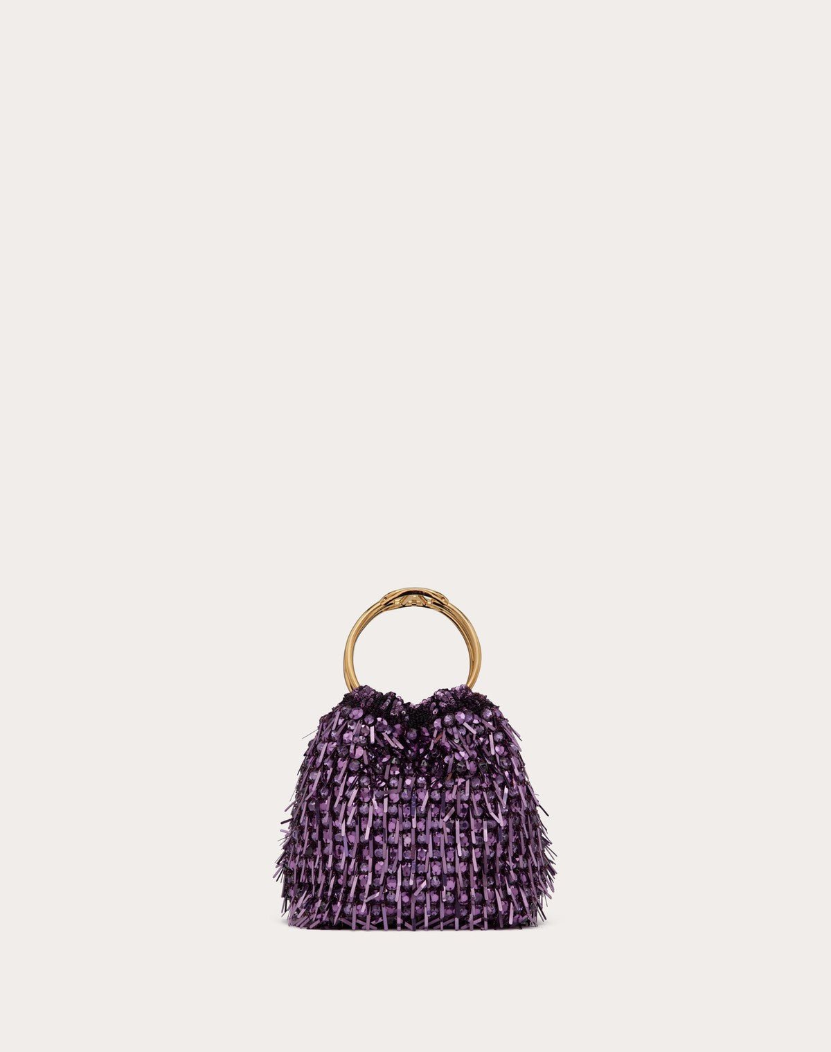 Valentino Small Carry Secrets Embroidered Bucket BagValentino