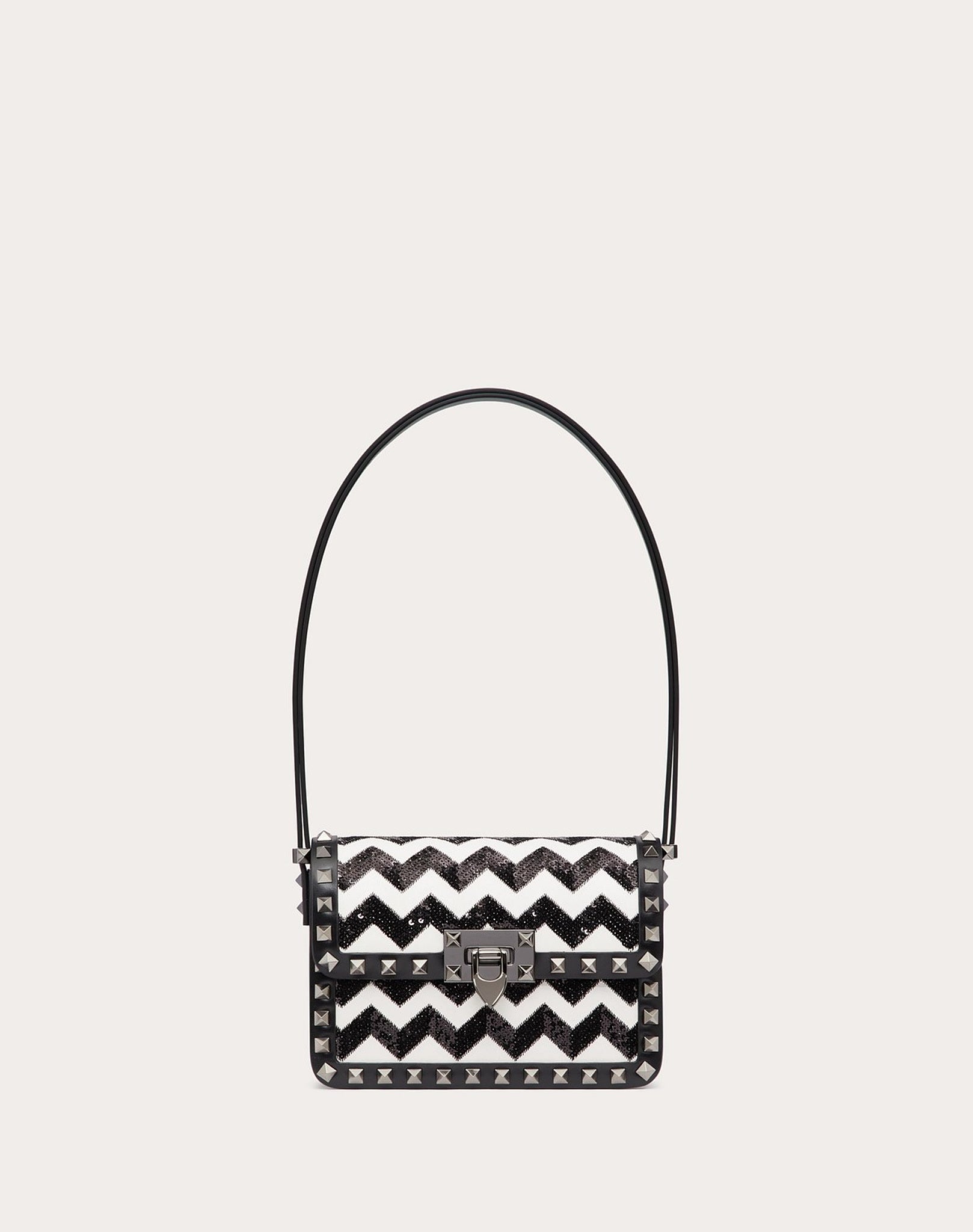 Valentino Small Rockstud23 Embroidered Shoulder BagValentino
